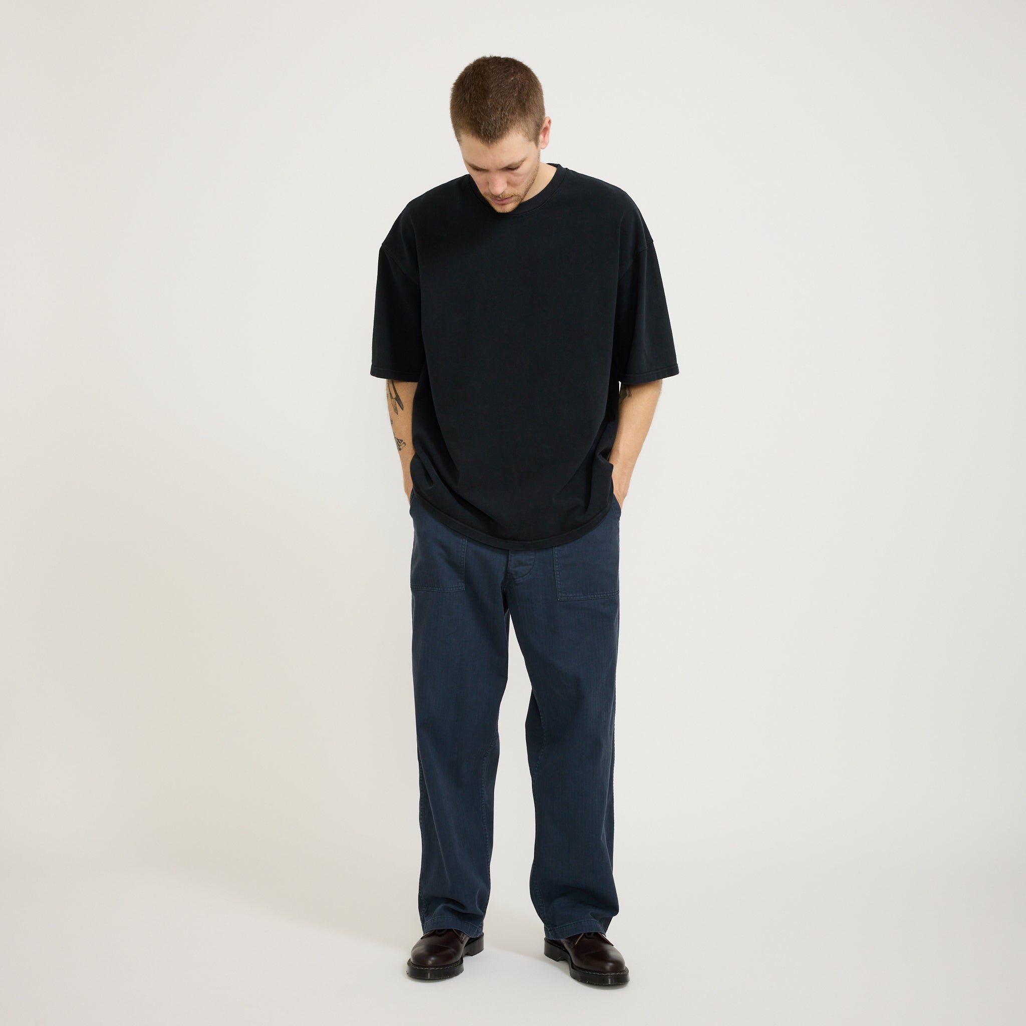 Orslow | Loose Fit T-Shirt Black | Maplestore