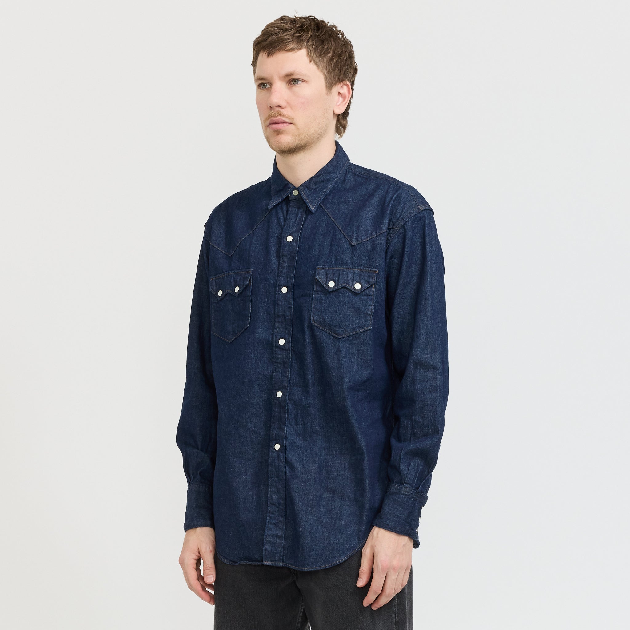 Denim Western Shirt One Wash