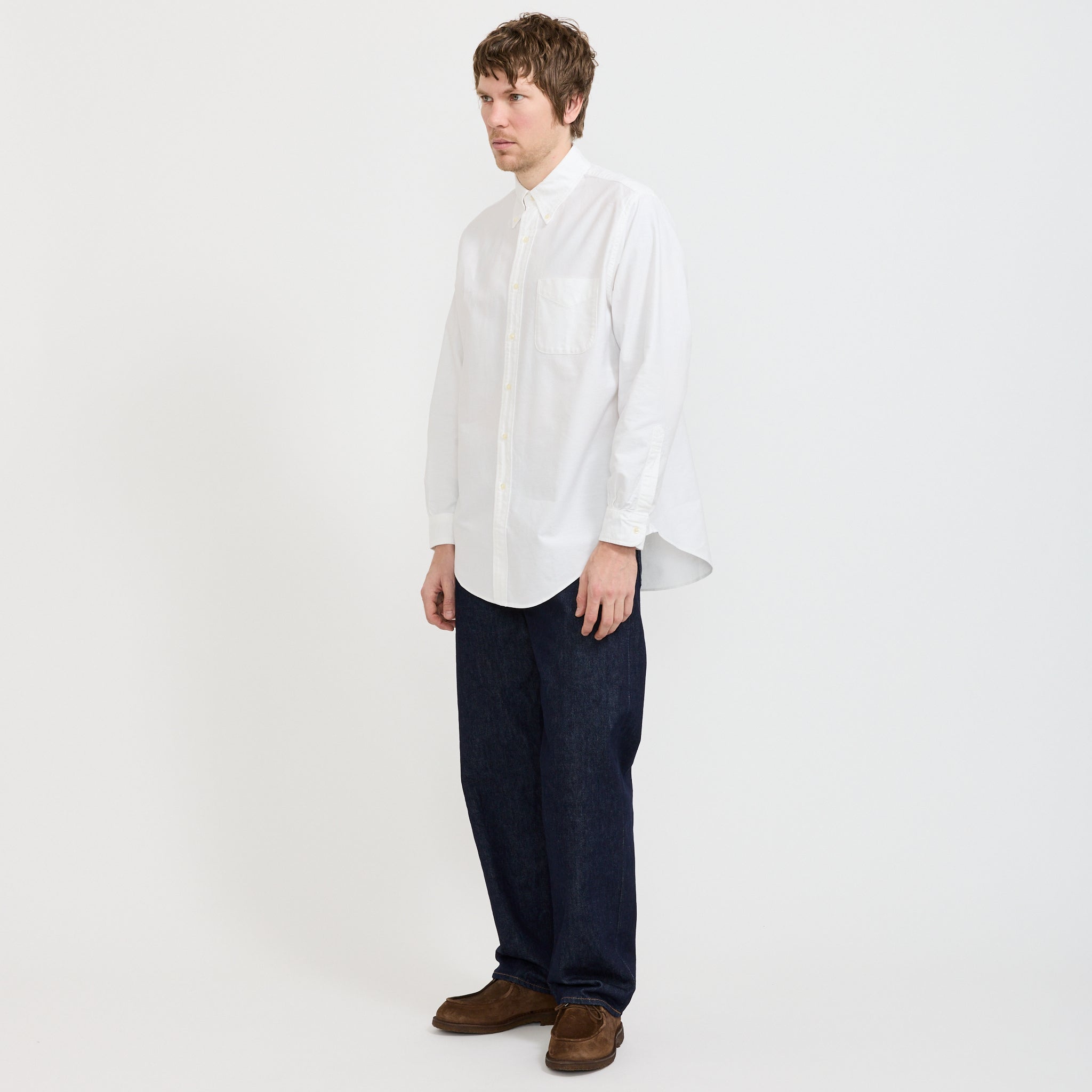 Oxford Standard Button Down Shirt White