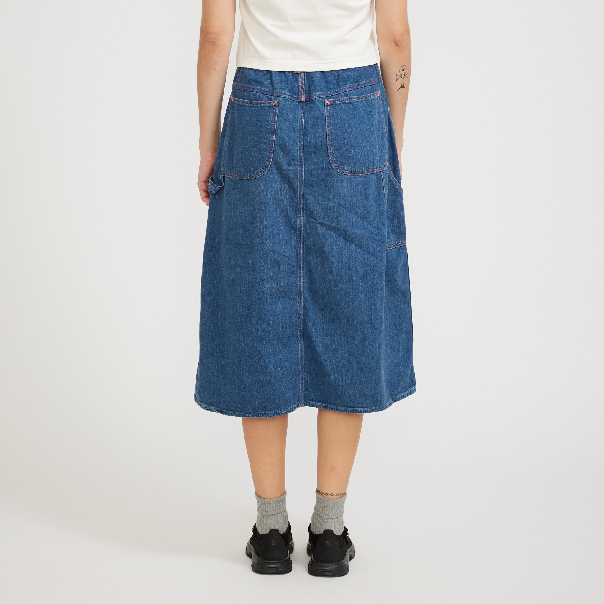 Orslow | Painter's Denim Skirt Denim Used | Maplestore