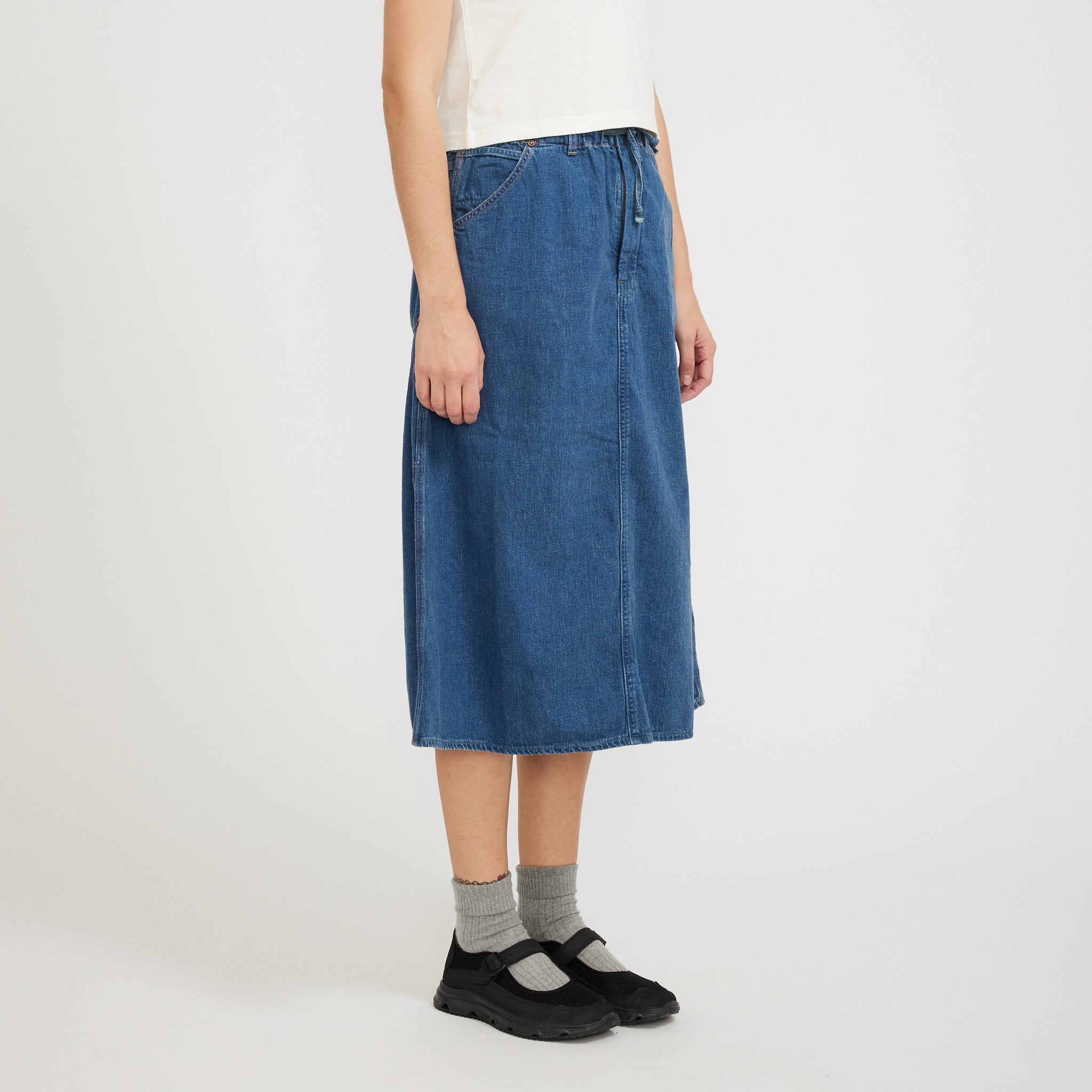 Orslow | Painter's Denim Skirt Denim Used | Maplestore