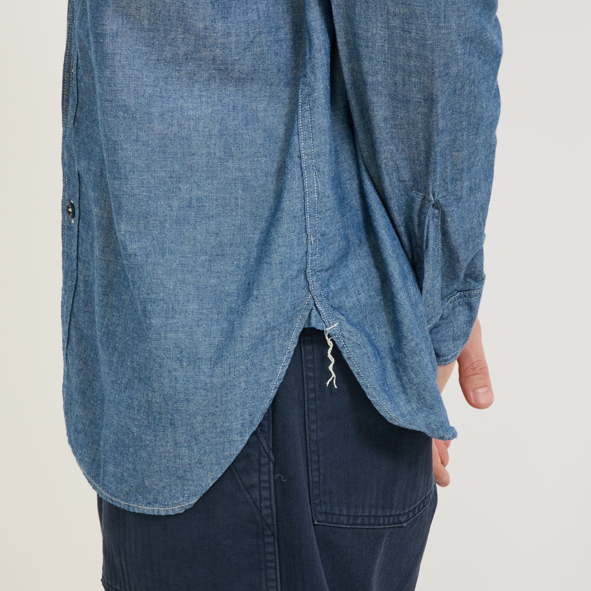 Orslow | Relax Fit Chambray Work Shirt | Maplestore