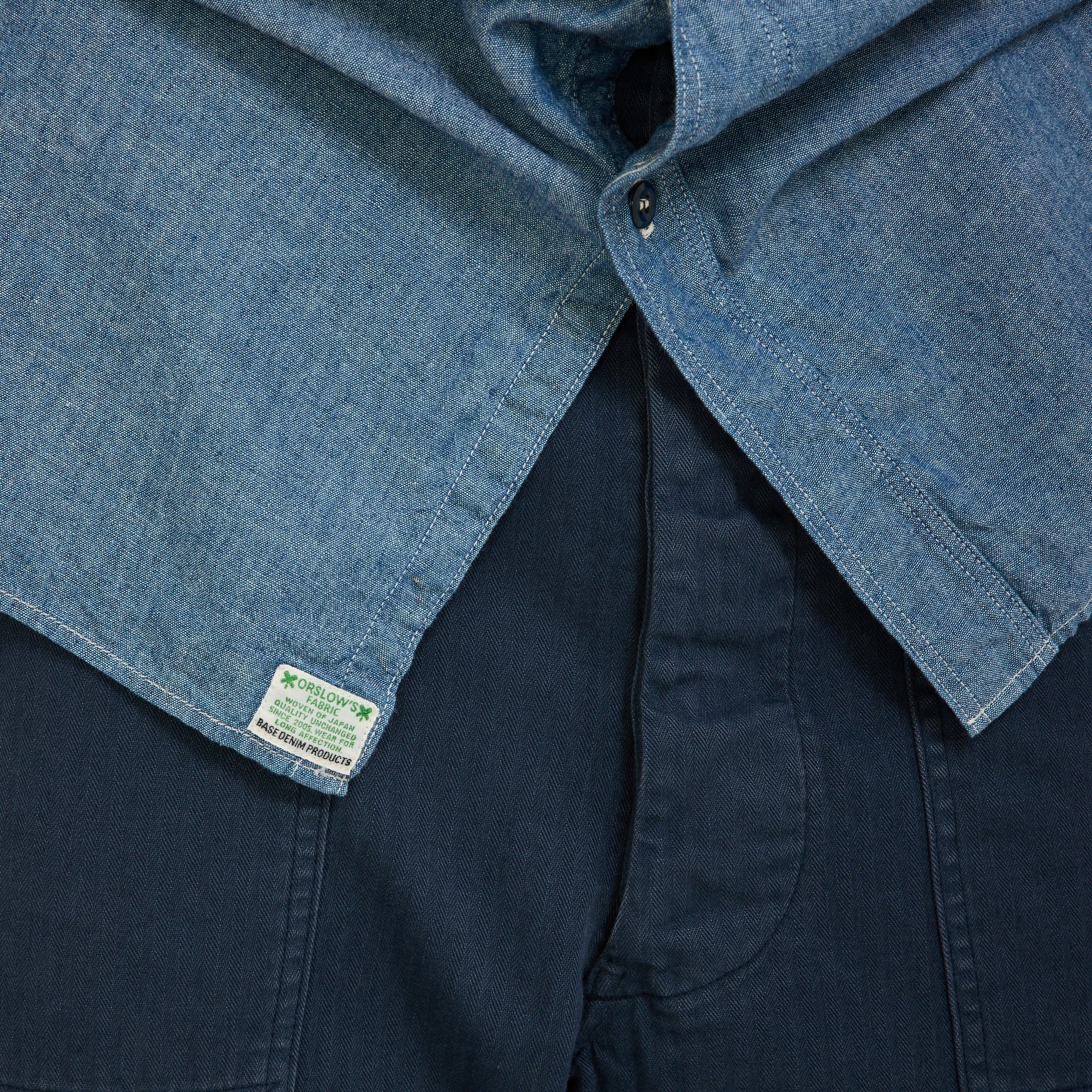 Orslow | Relax Fit Chambray Work Shirt | Maplestore