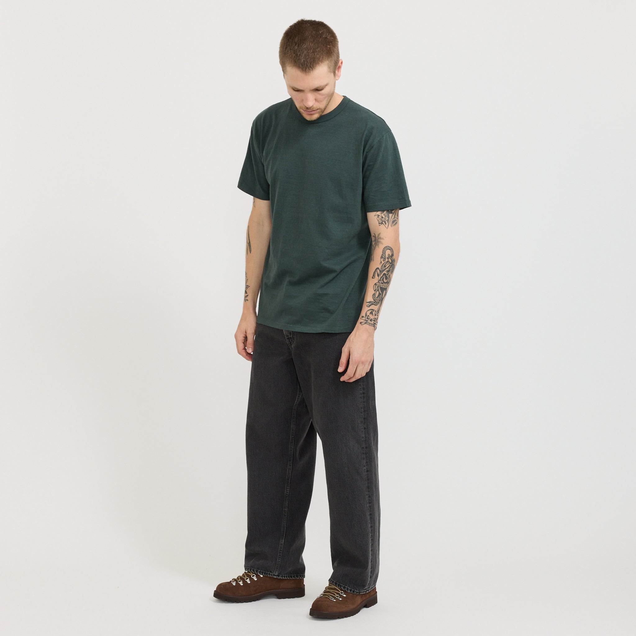 Super Dad's Denim Pants Black Denim Stone