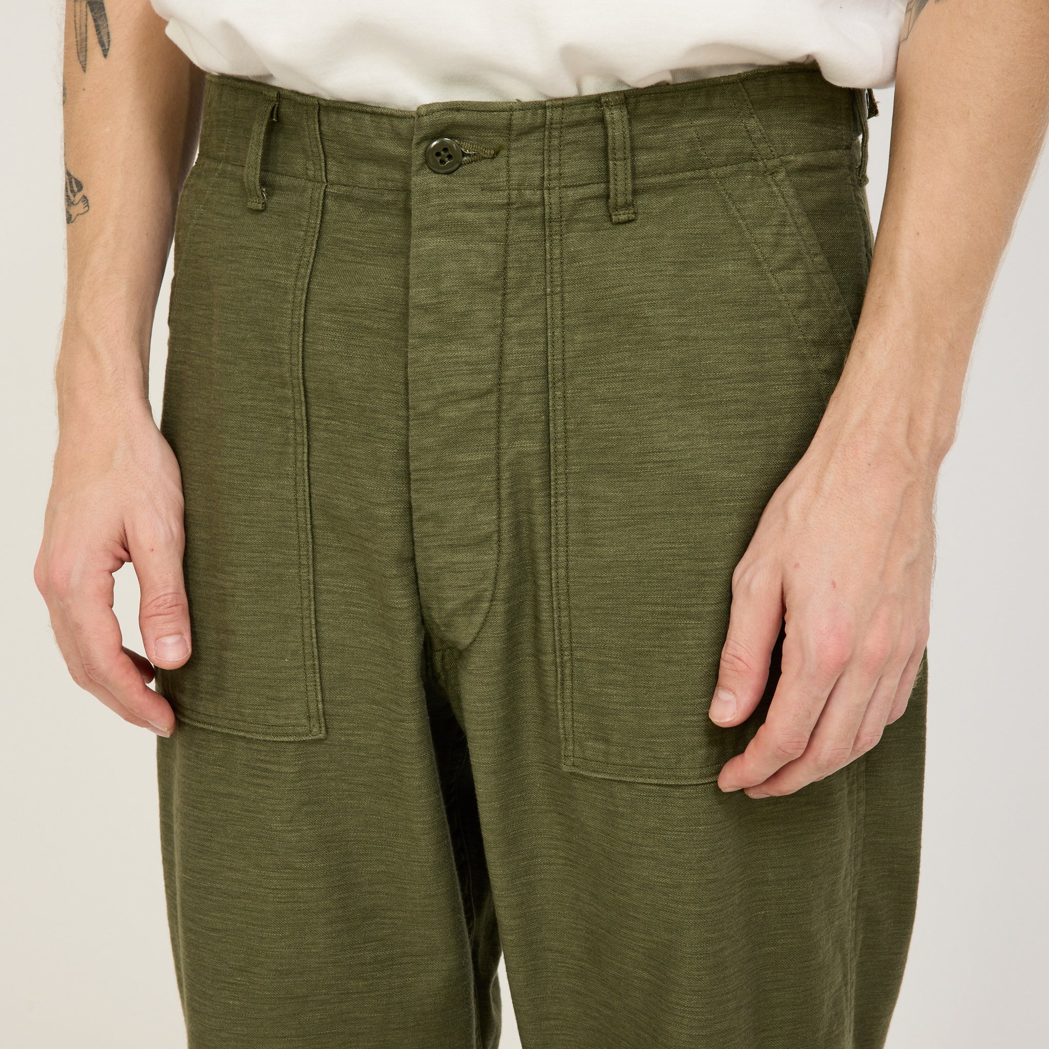 Orslow | Vintage Fit Fatigue Pants Dark Olive | Maplestore