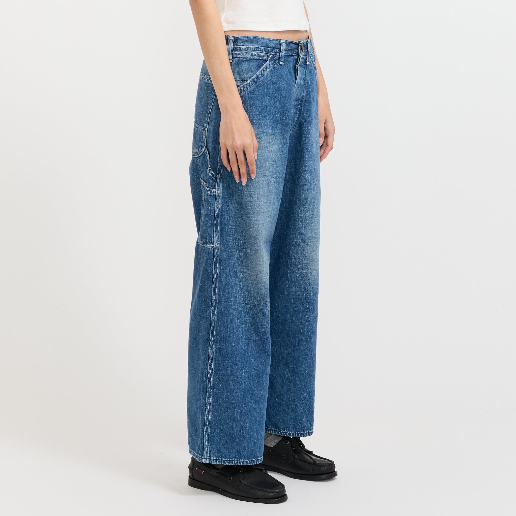 Womens Wide Fit 30's Painter Pants