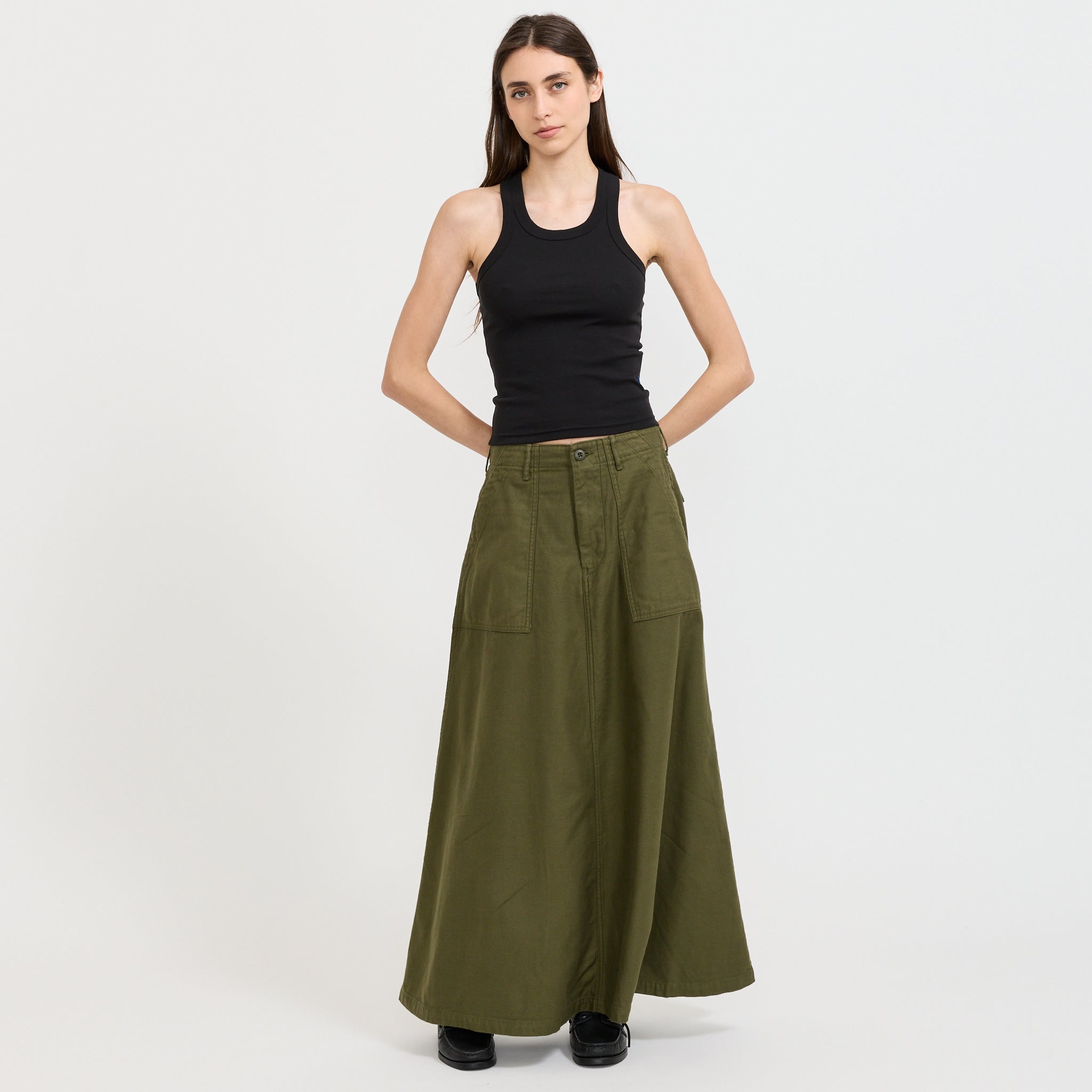 US Army Fatigue Skirt Dark Olive