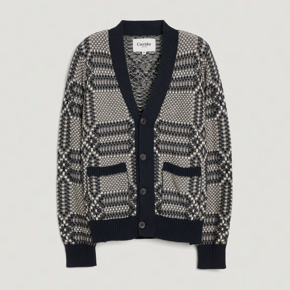 Corridor NYC | Overshot Cardigan Midnight | Maplestore