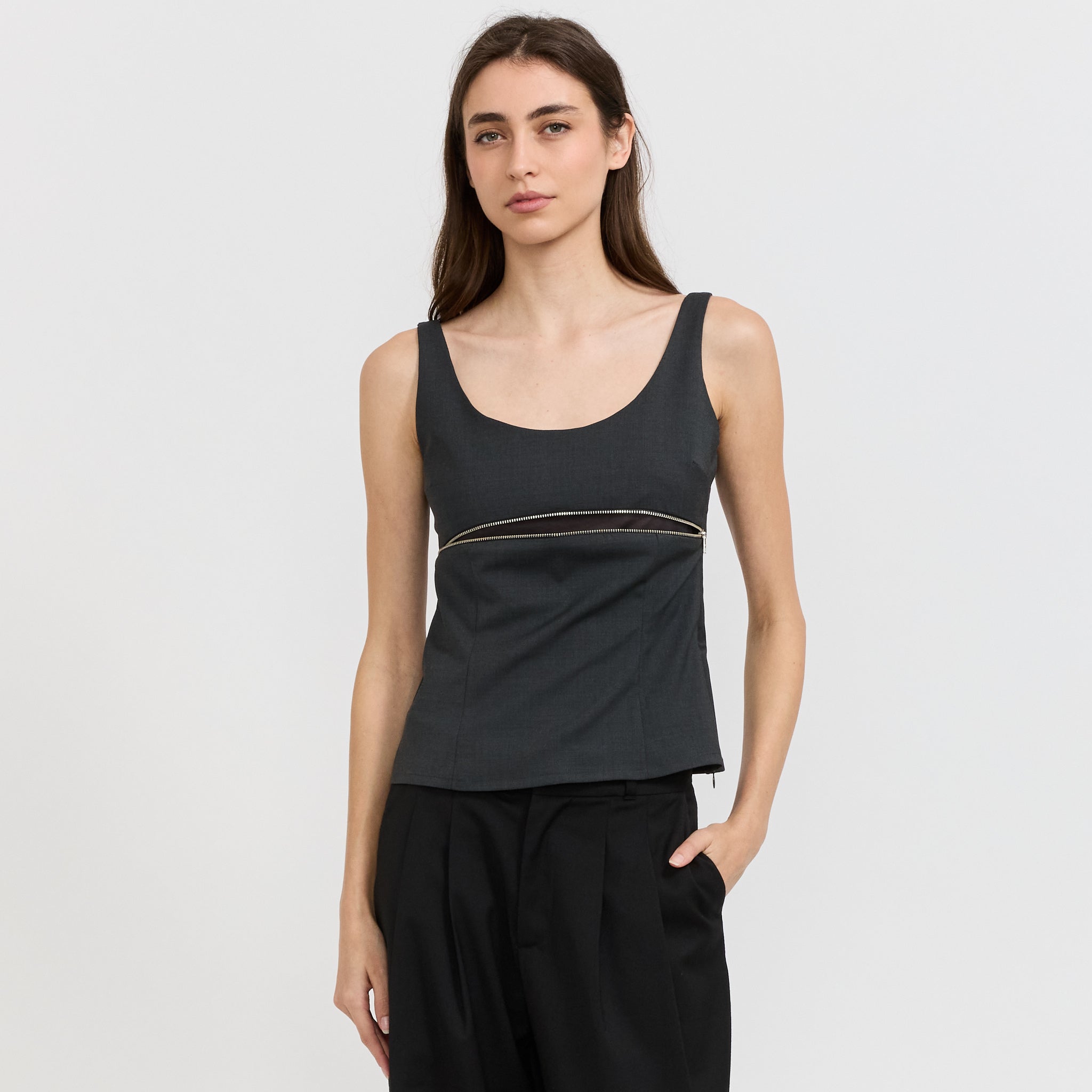 Isee Top Grey