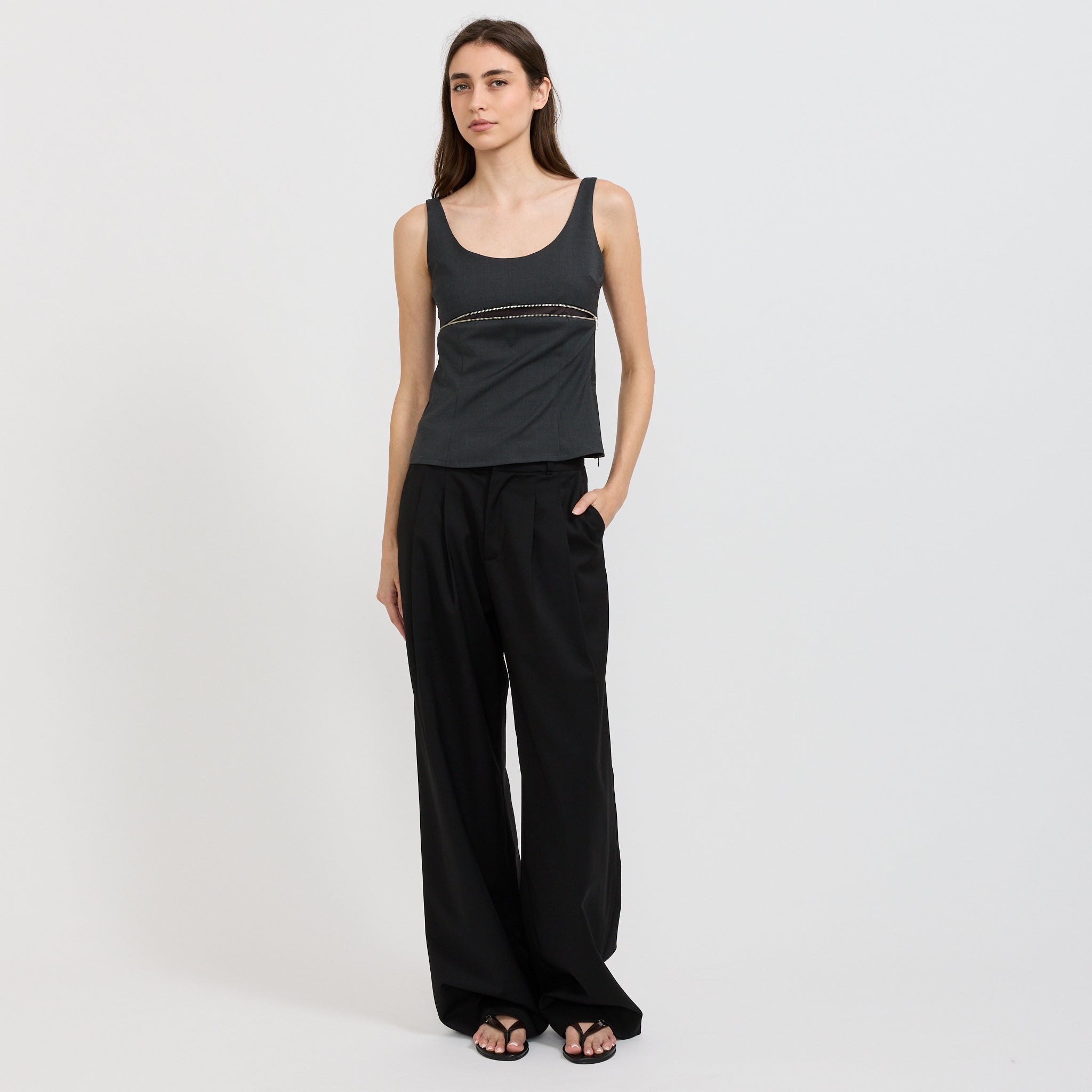 Paloma Wool | Isee Top Grey | Maplestore