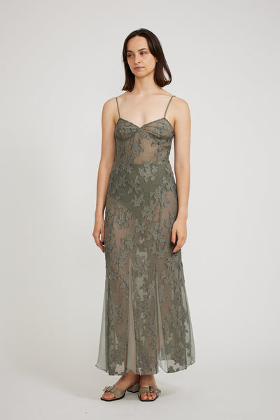 Paloma Wool | Maddox Dress Smoke Green | Maplestore