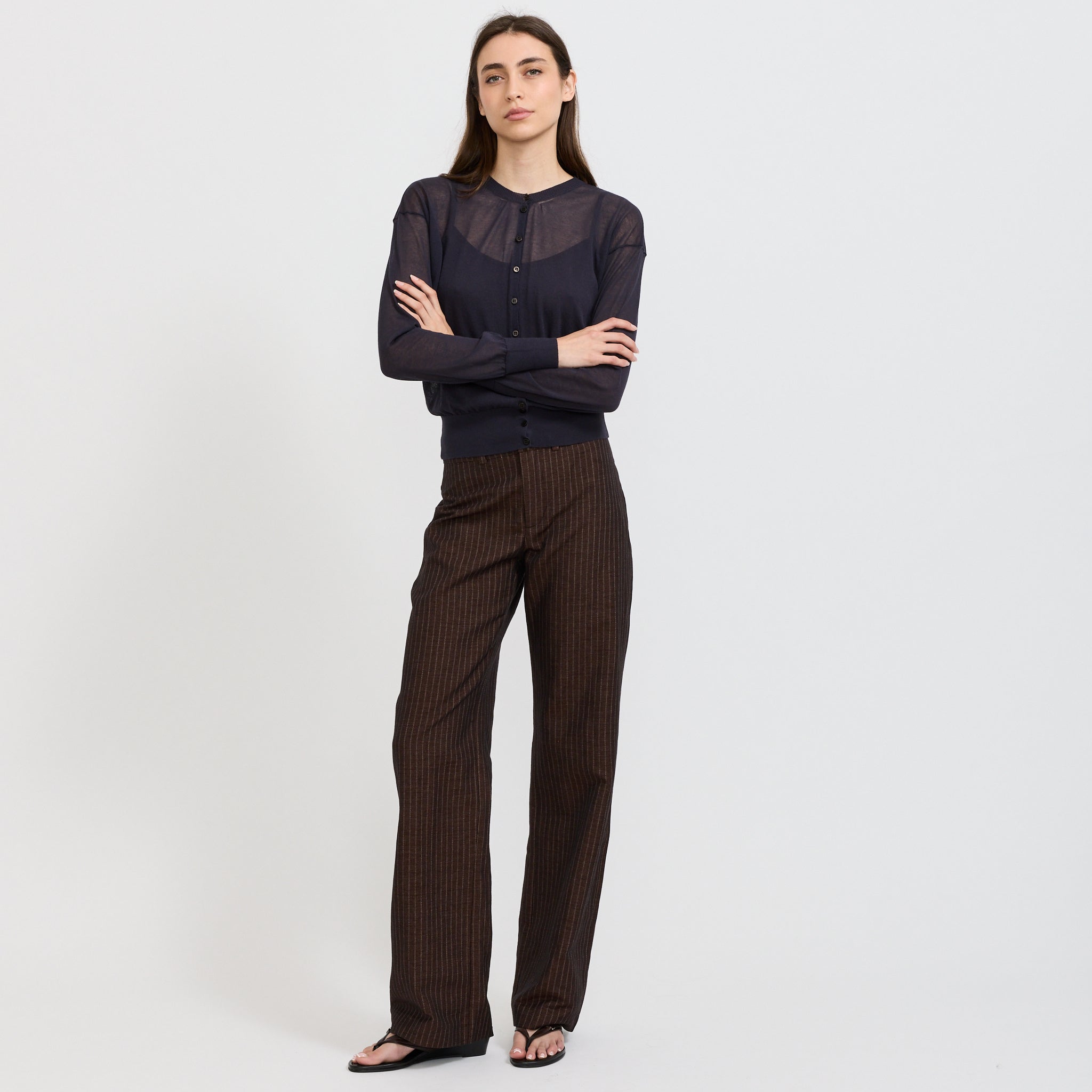 Paloma Wool | Nolo Pants Brown Stripe | Maplestore