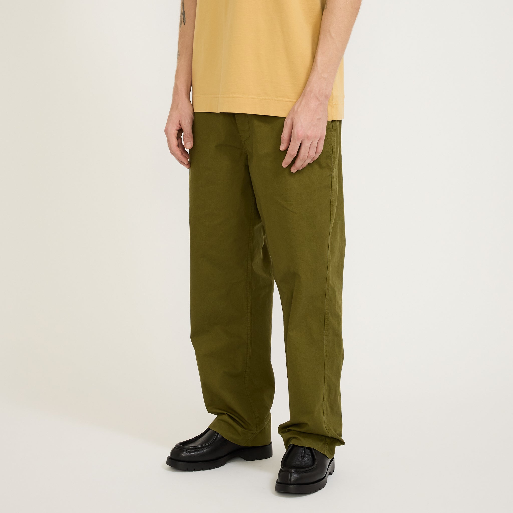 Parages | Dad Light Pants Olive | Maplestore