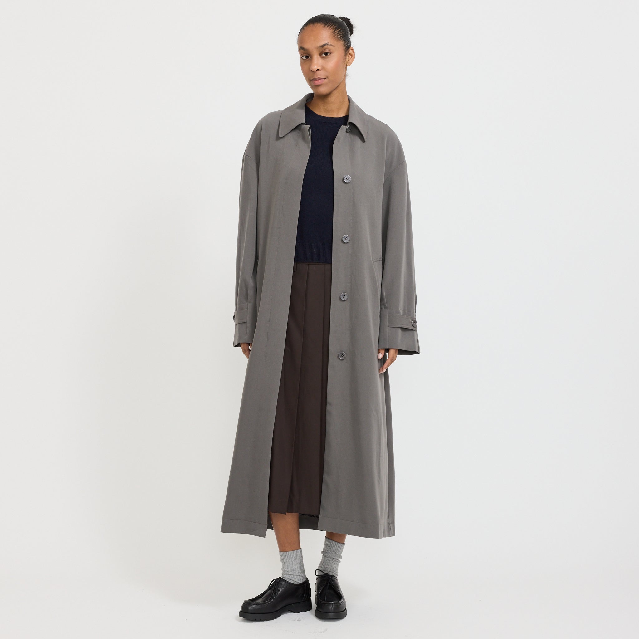 Paris Georgia | Marianne Trench Charcoal | Maplestore