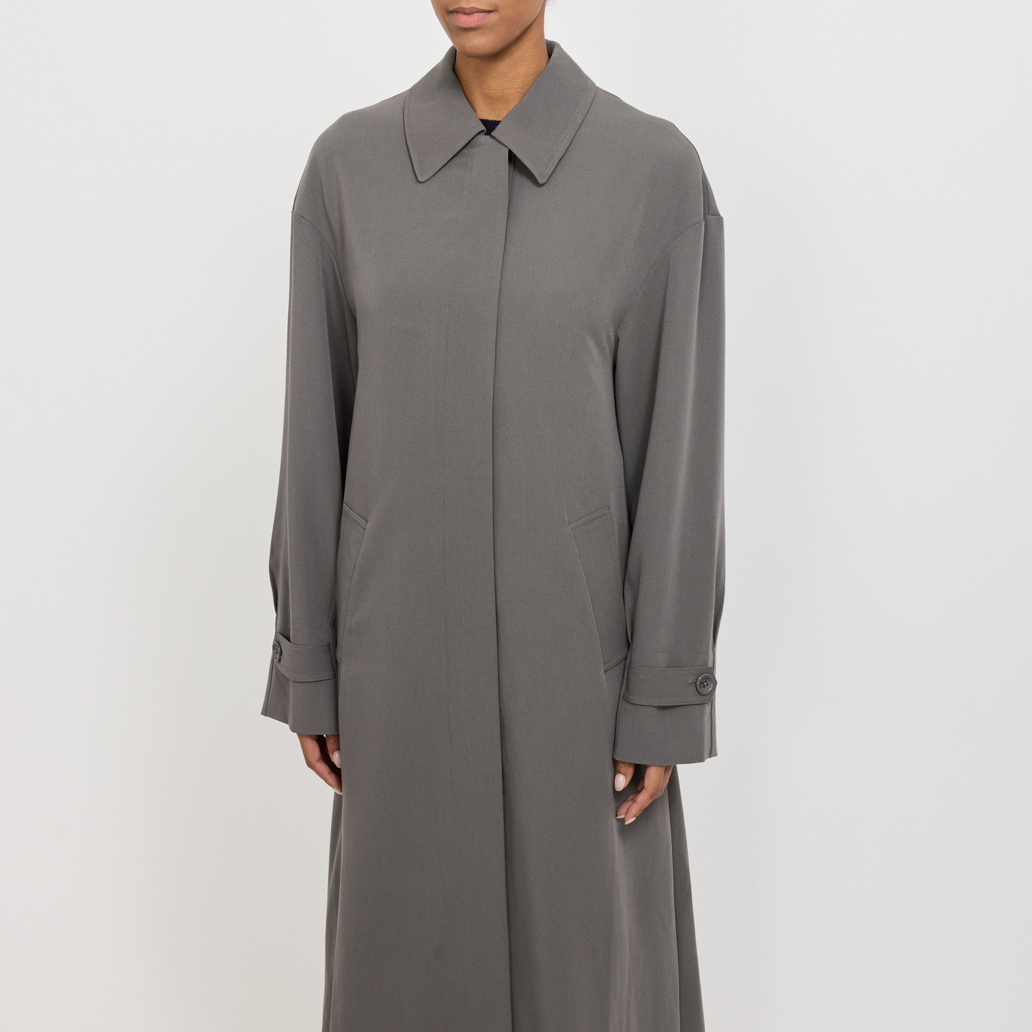 Paris Georgia | Marianne Trench Charcoal | Maplestore