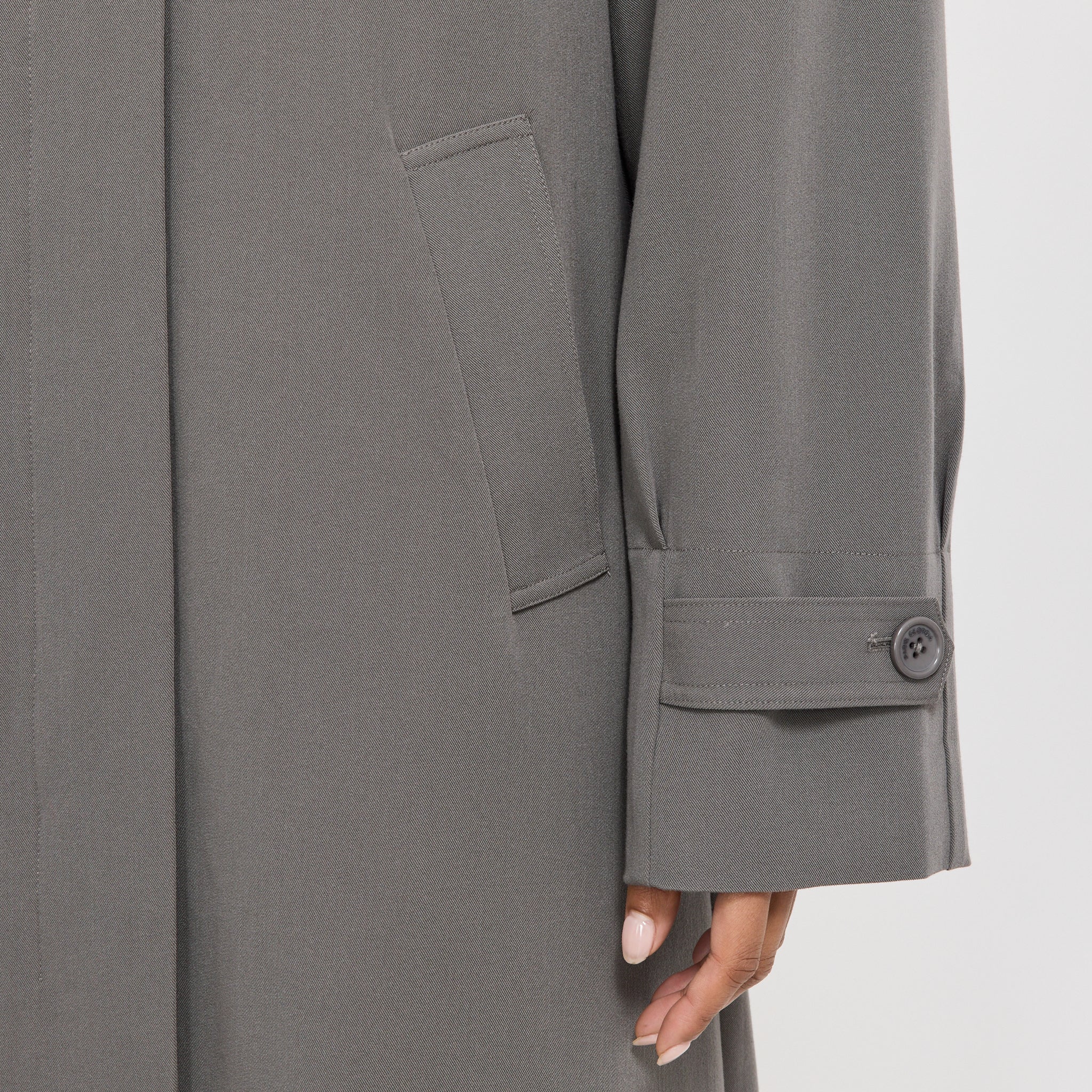 Paris Georgia | Marianne Trench Charcoal | Maplestore