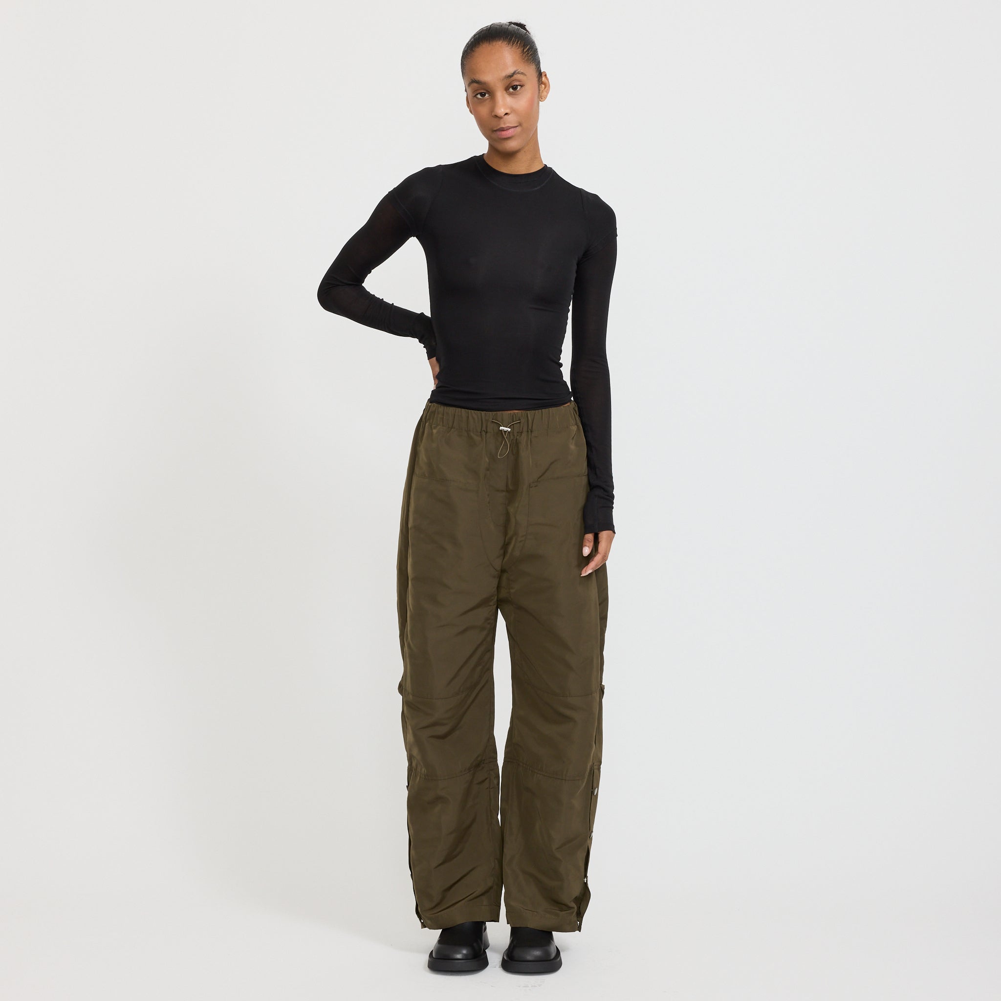 Paris Georgia | Sheer Baby Tee Black | Maplestore