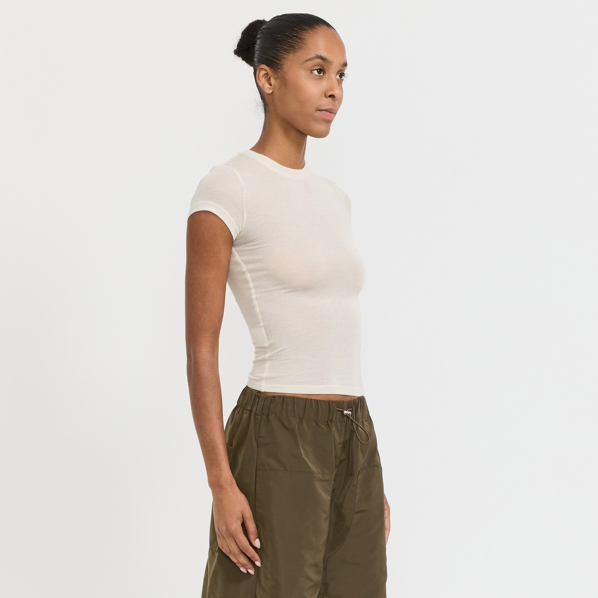 Paris Georgia | Sheer Baby Tee Cream | Maplestore
