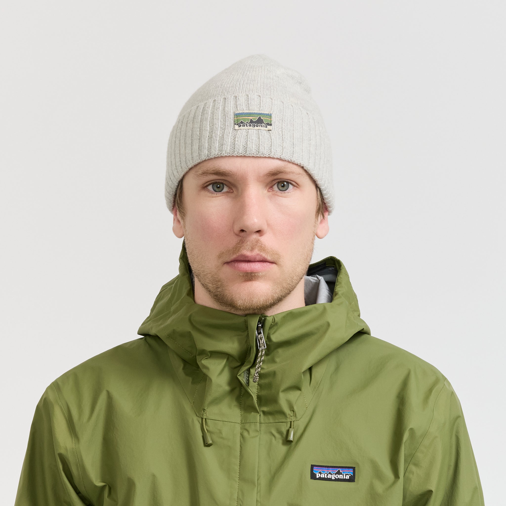 Patagonia | Brodeo Beanie OG Legacy Label: Crisp Grey | Maplestore