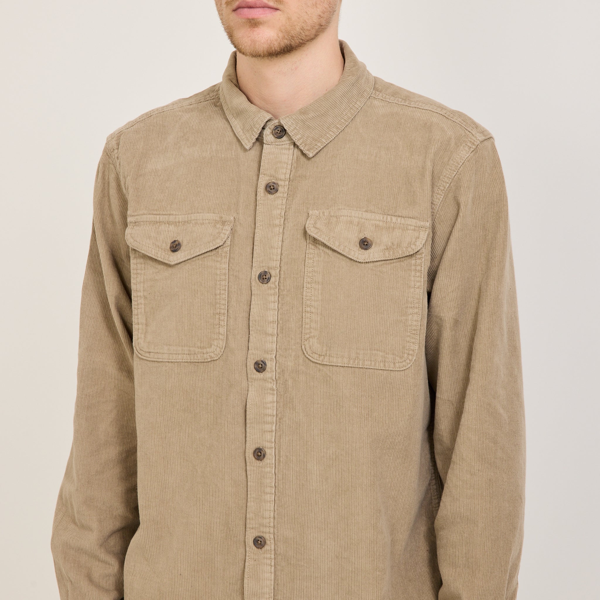 Patagonia | Corduroy Shirt Seabird Grey | Maplestore
