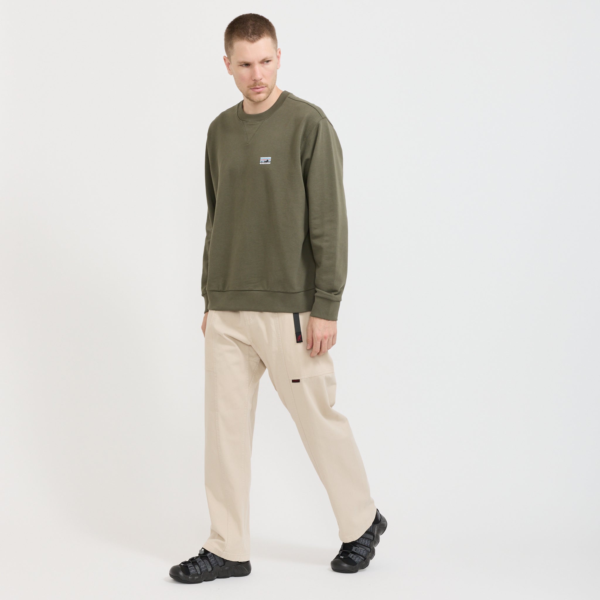 Daily Crewneck Sweatshirt Basin Green