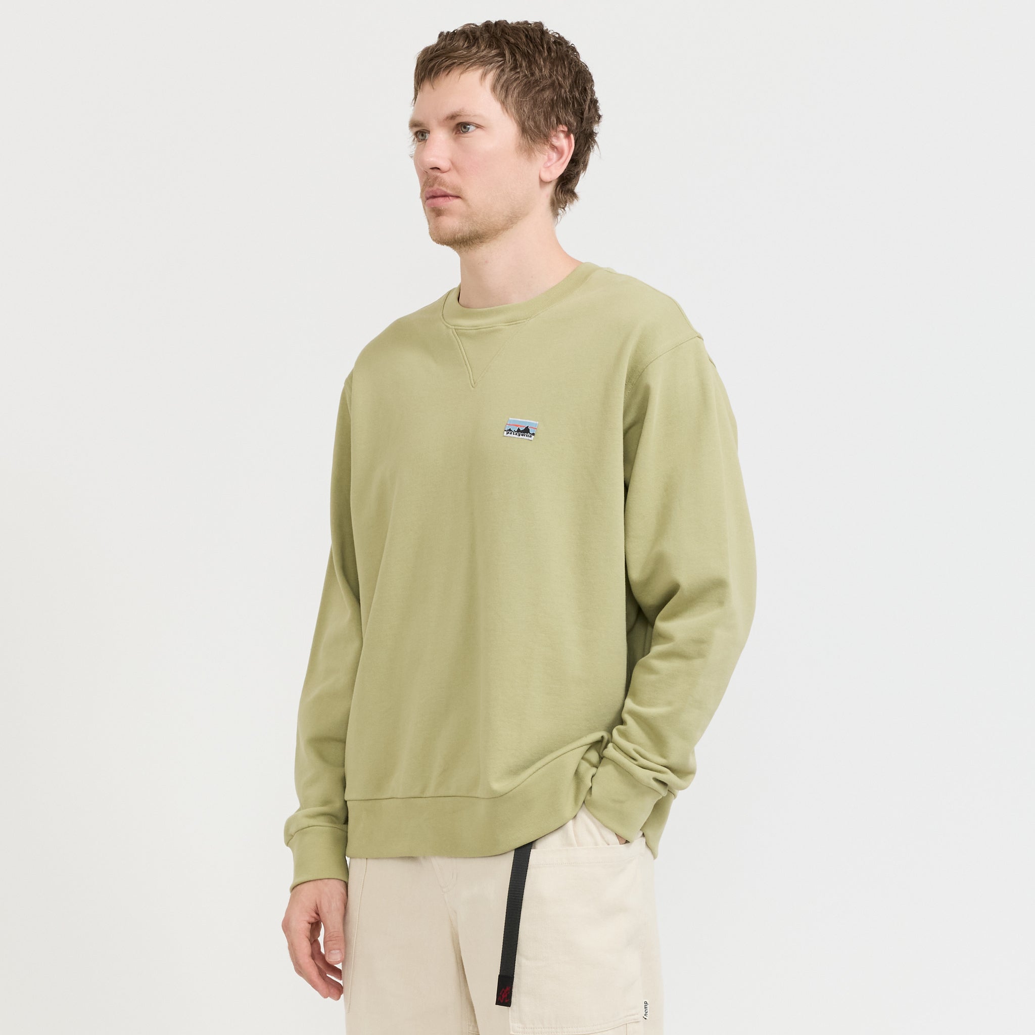 Patagonia | Daily Crewneck Sweatshirt Gumtree Green | Maplestore