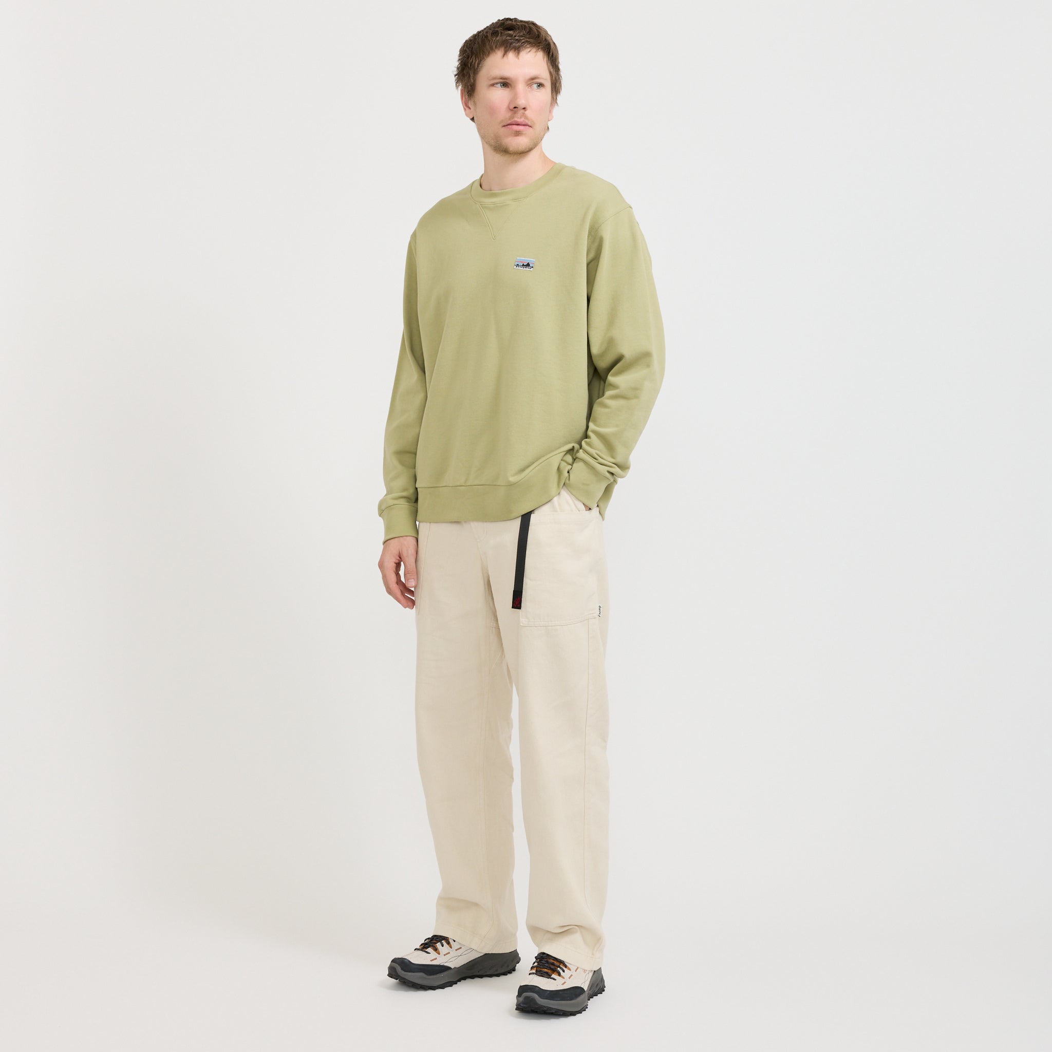 Patagonia | Daily Crewneck Sweatshirt Gumtree Green | Maplestore