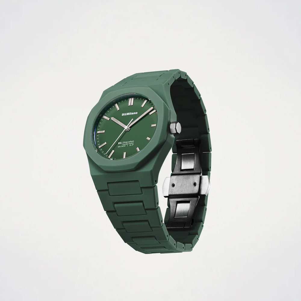 D1 Milano | Green Legacy 40.5mm Polycarbon Watch | Maplestore
