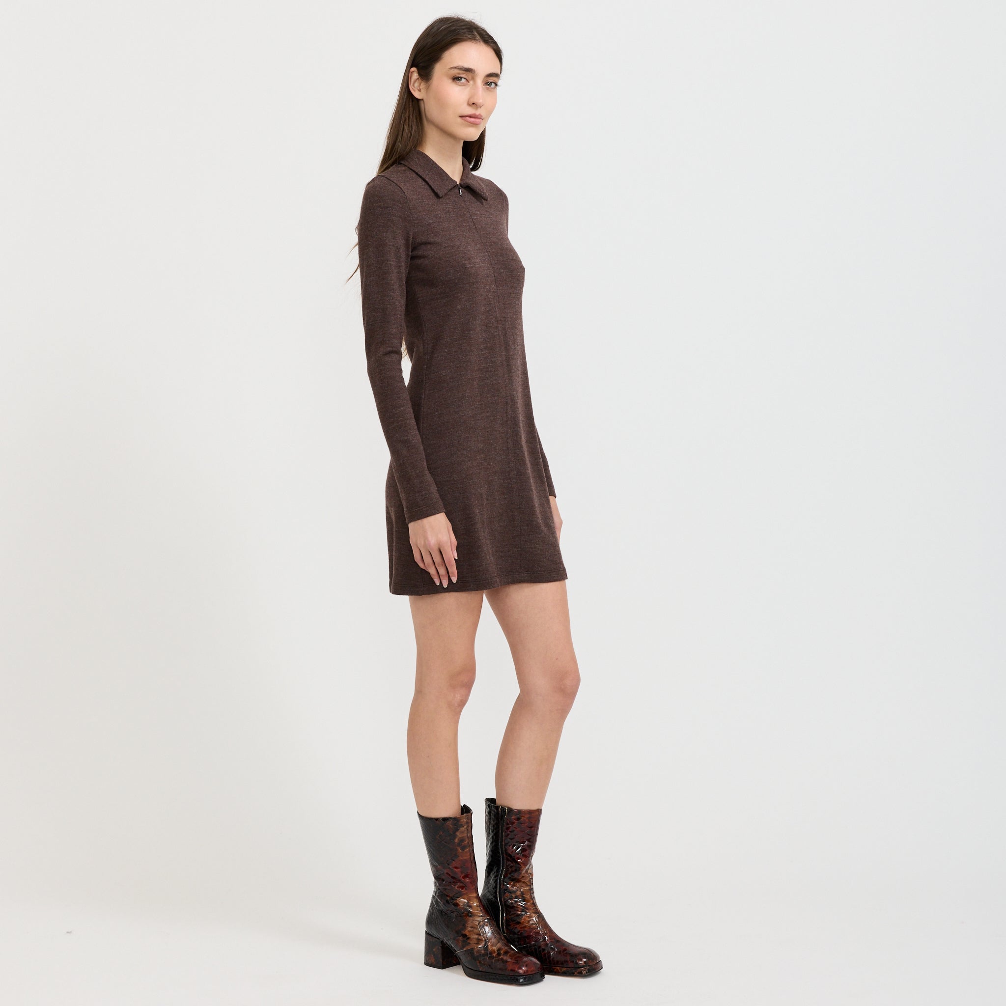 Habitat Wool Dress Earth