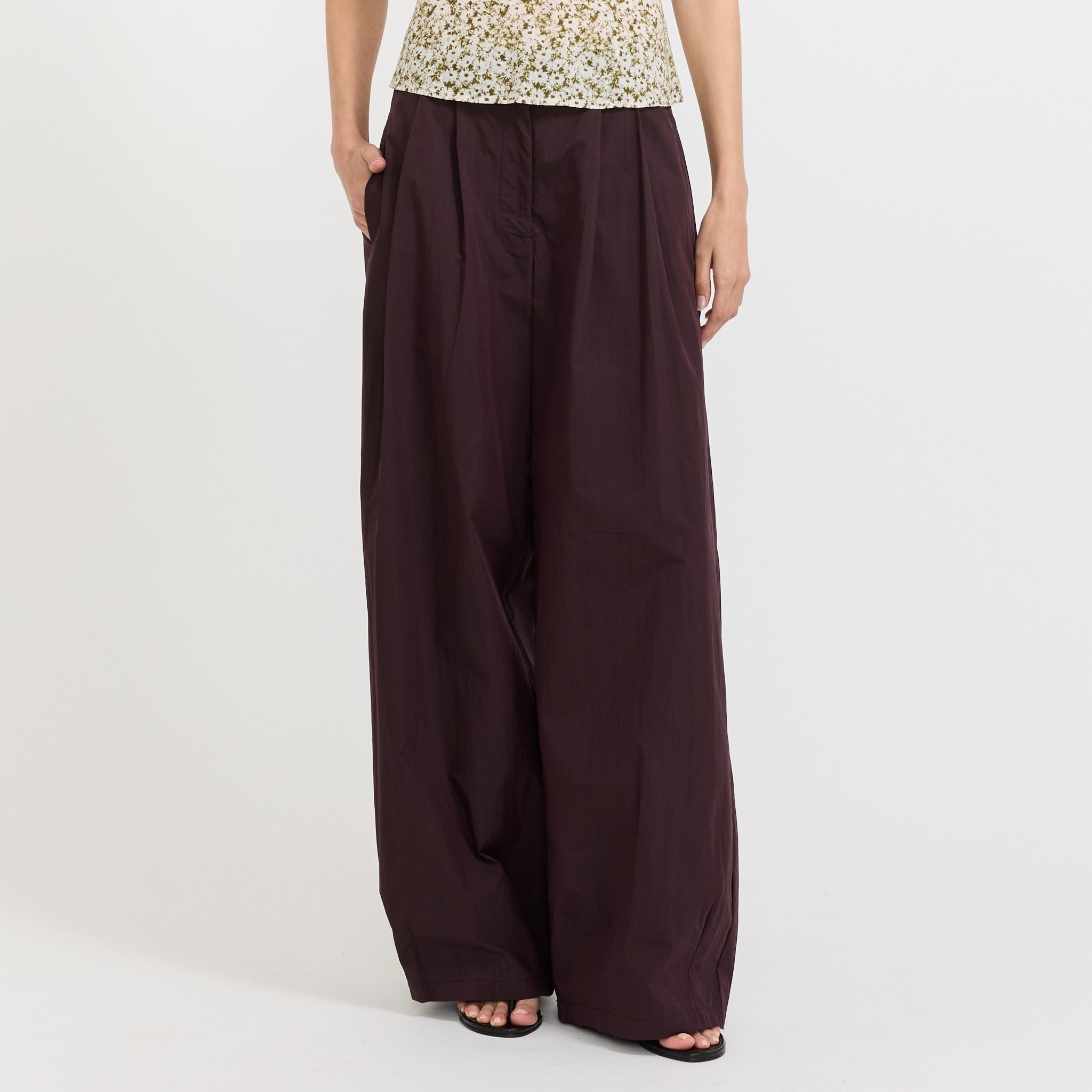 Pillar Trouser Mulberry