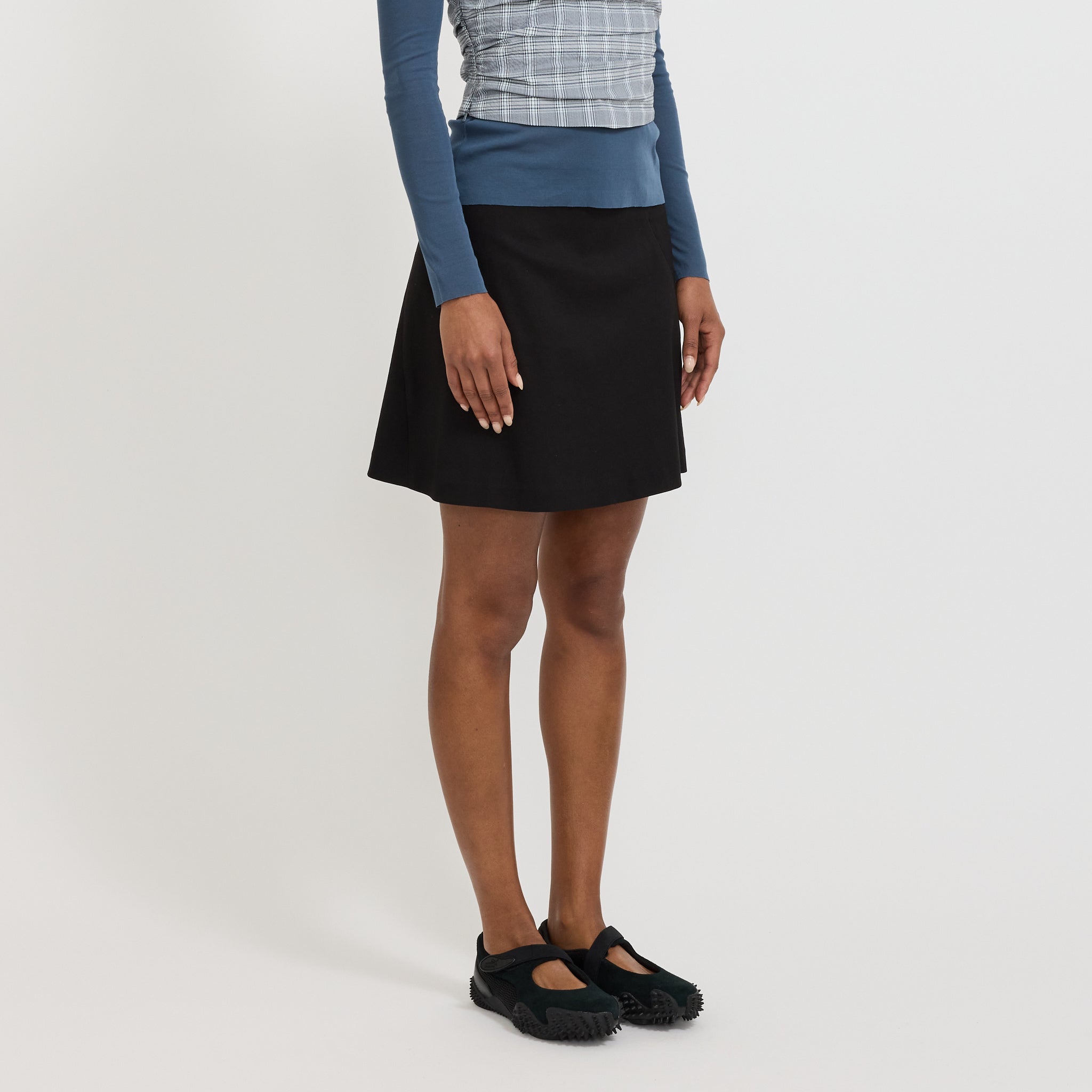 Permanent Vacation | Receipt Skirt Black | Maplestore