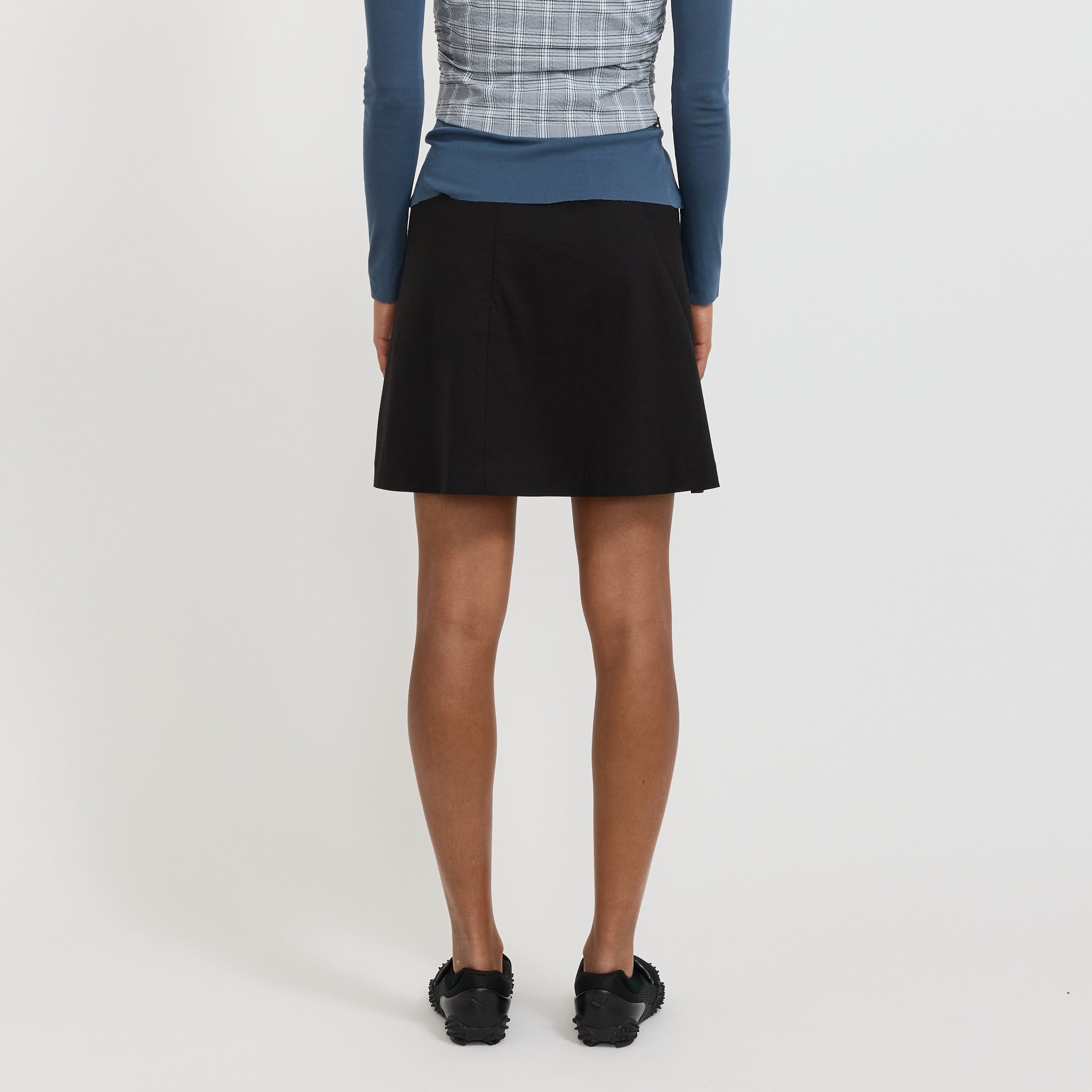 Permanent Vacation | Receipt Skirt Black | Maplestore