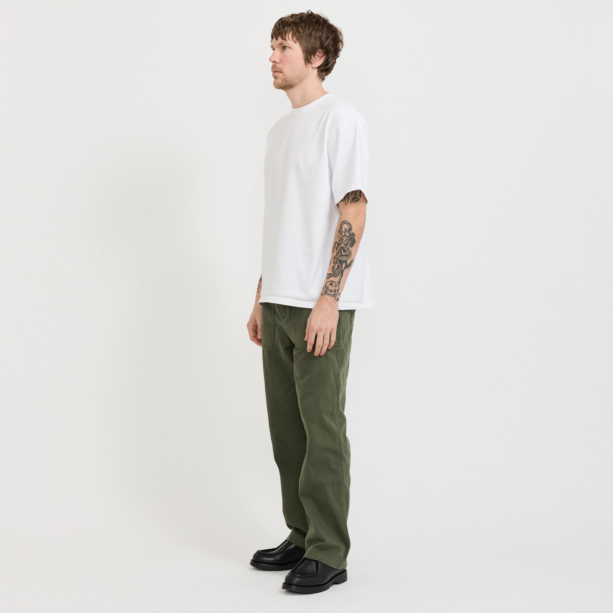 Engineers Trouser Green Twill