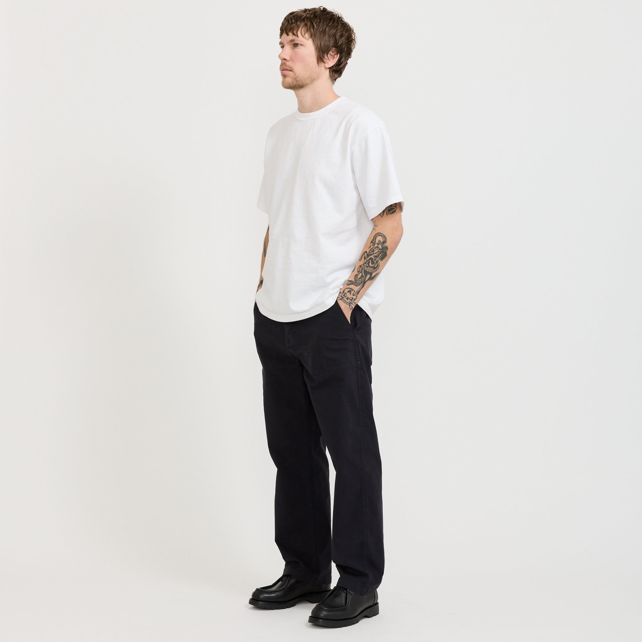 Stewards Trousers Blue Black Cord