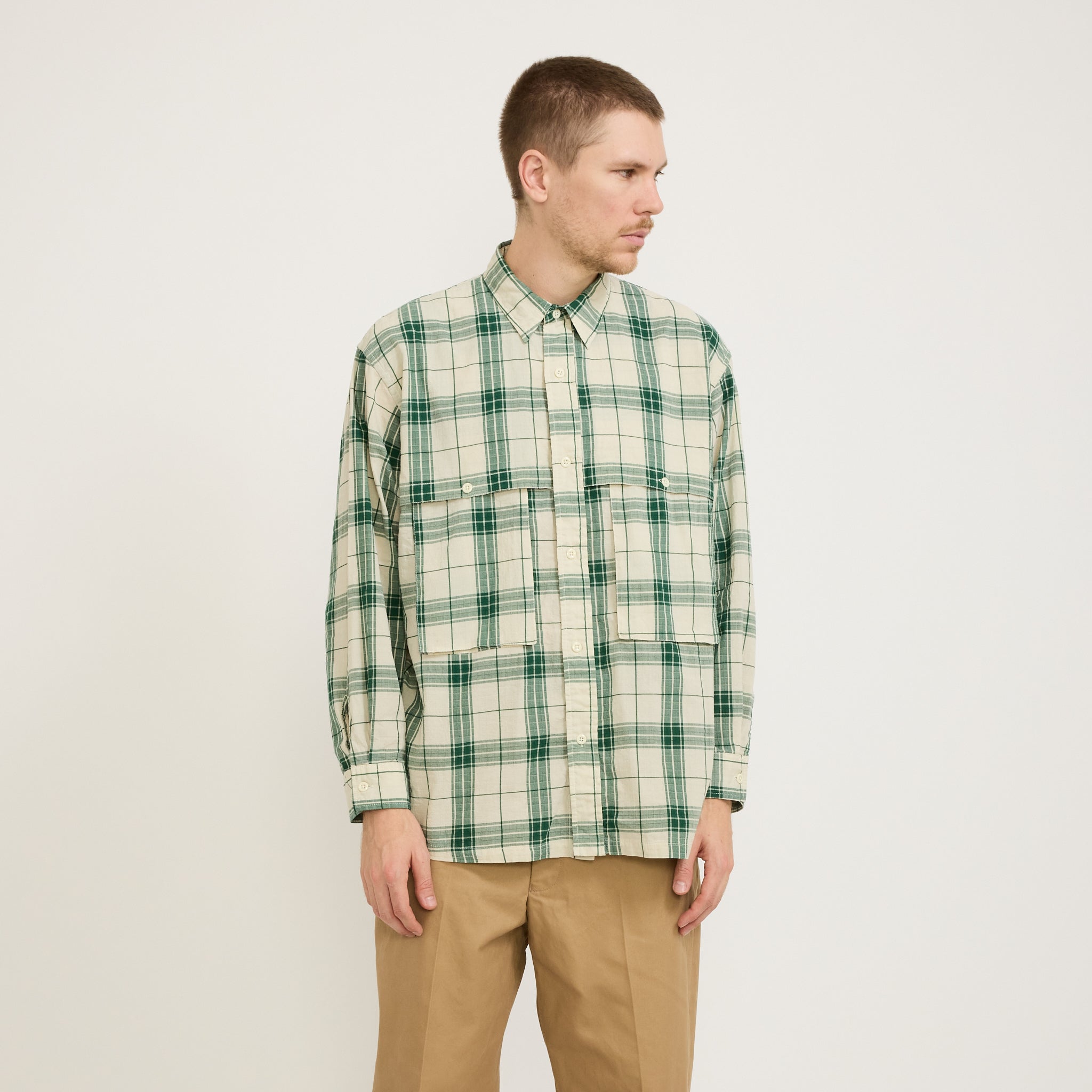 Pilgrim Surf Supply | Albert Field Shirt Off White | Maplestore