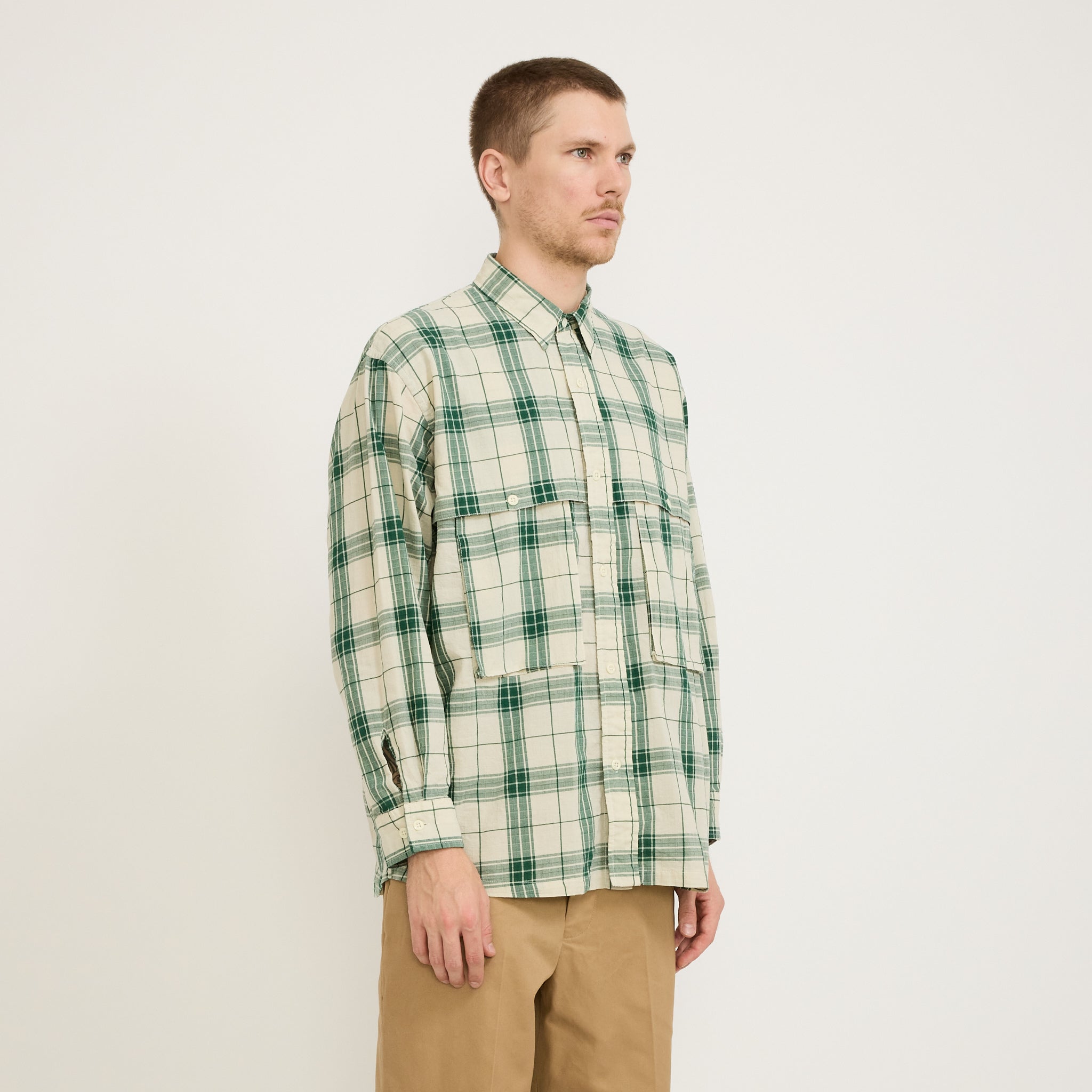Pilgrim Surf Supply | Albert Field Shirt Off White | Maplestore