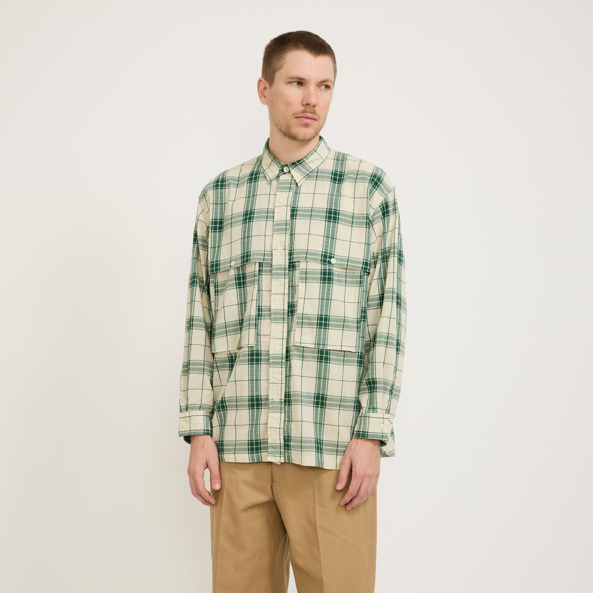 Pilgrim Surf Supply | Albert Field Shirt Off White | Maplestore