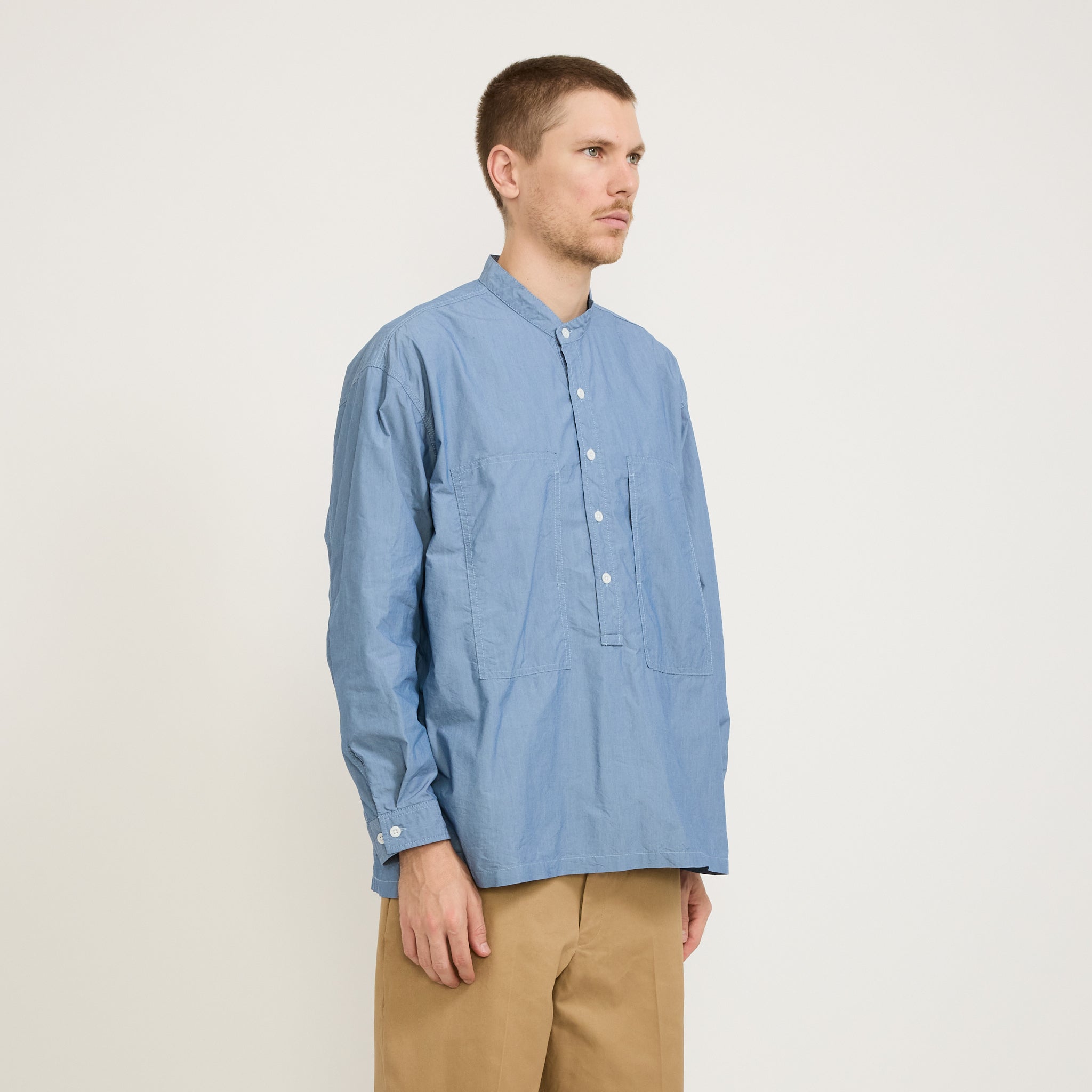 Pilgrim Surf Supply | Dieter Popover Shirt Blue | Maplestore