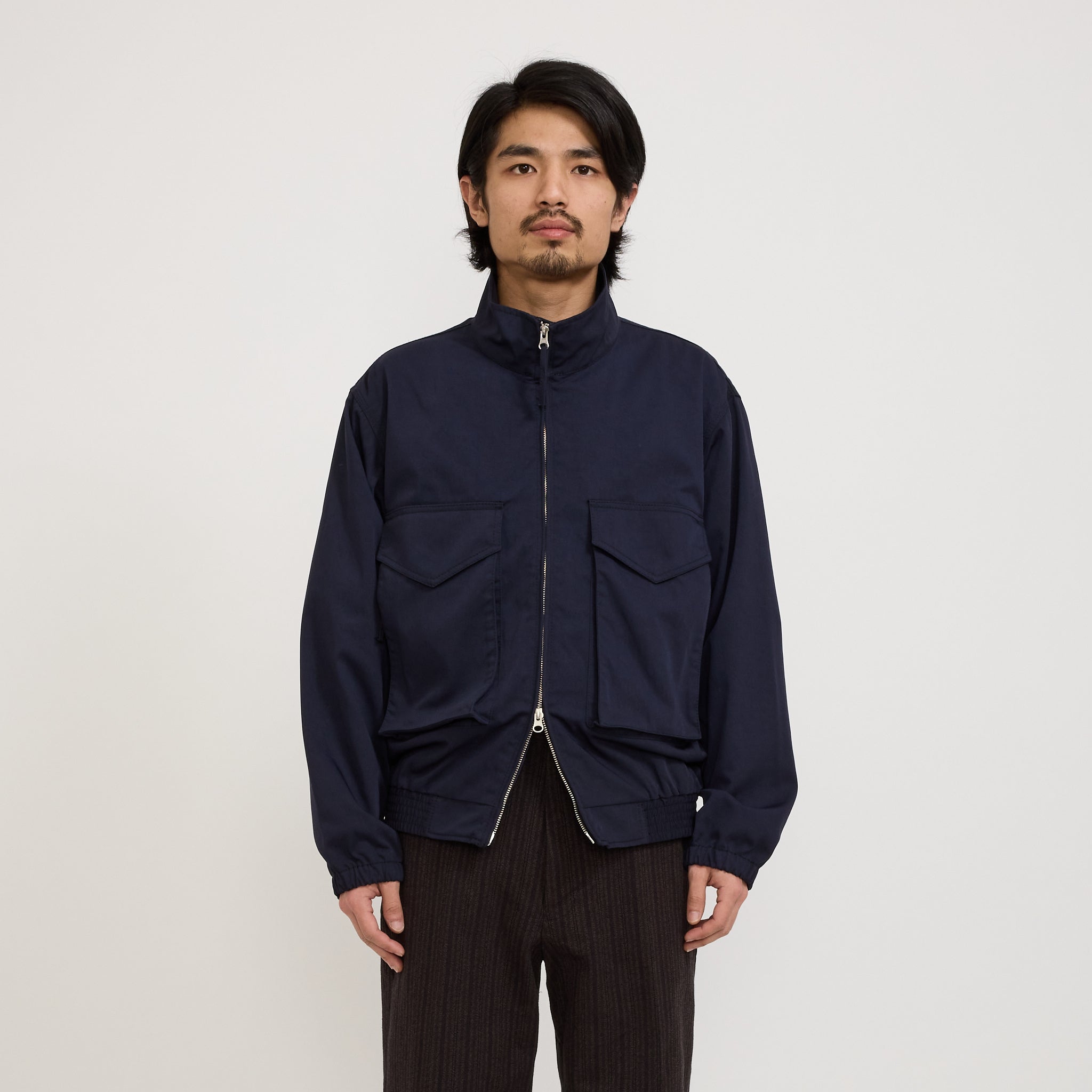 Pilgrim Surf Supply | Gustavo Zip Jacket Navy | Maplestore