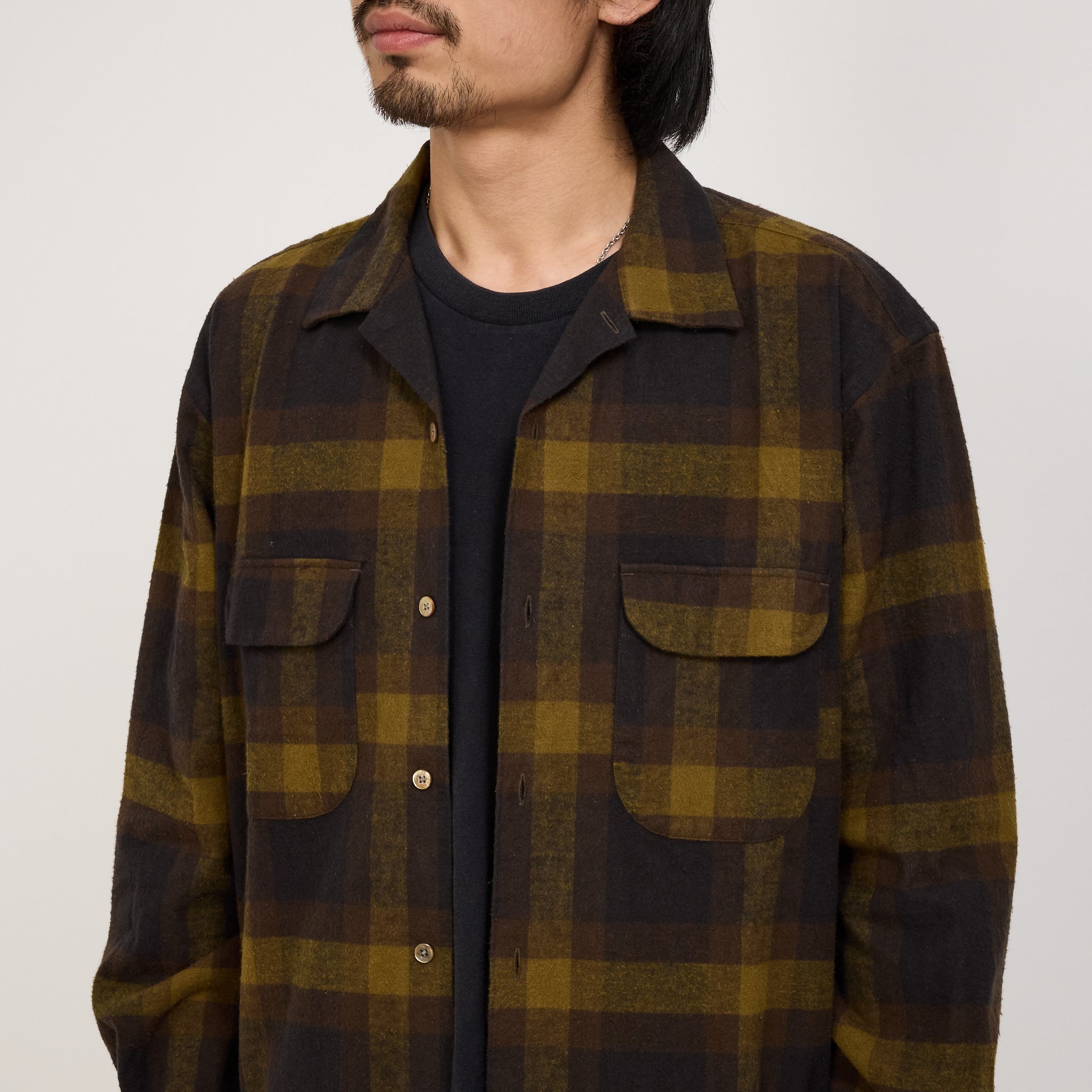 Pilgrim Surf Supply | Vincent Longsleeve Shirt Mustard | Maplestore