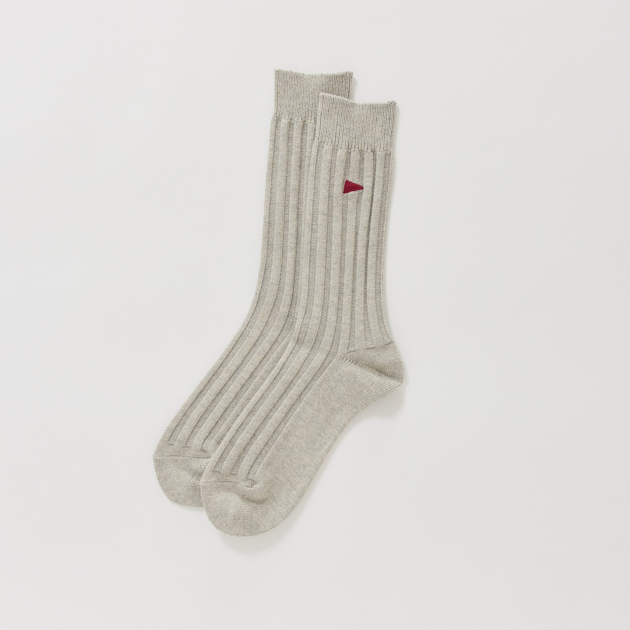 Pennant Crew Socks Grey