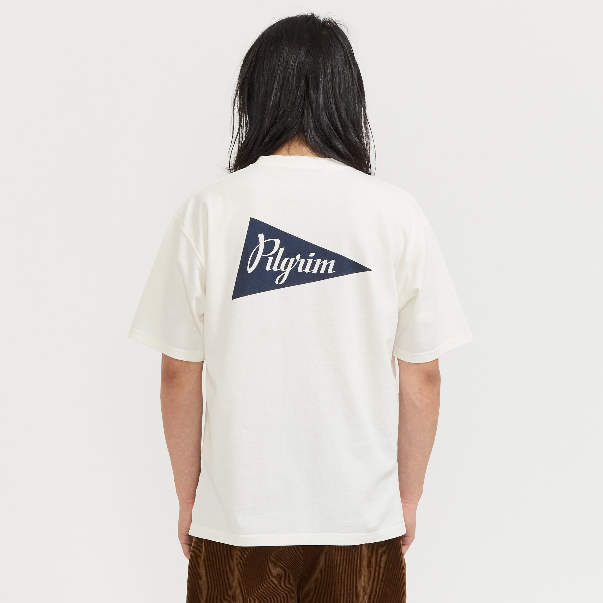Pennant Team Tee White