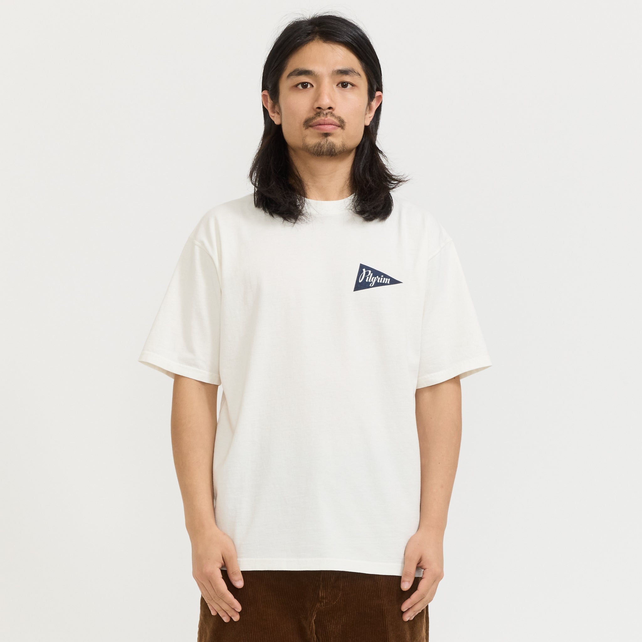 Pennant Team Tee White
