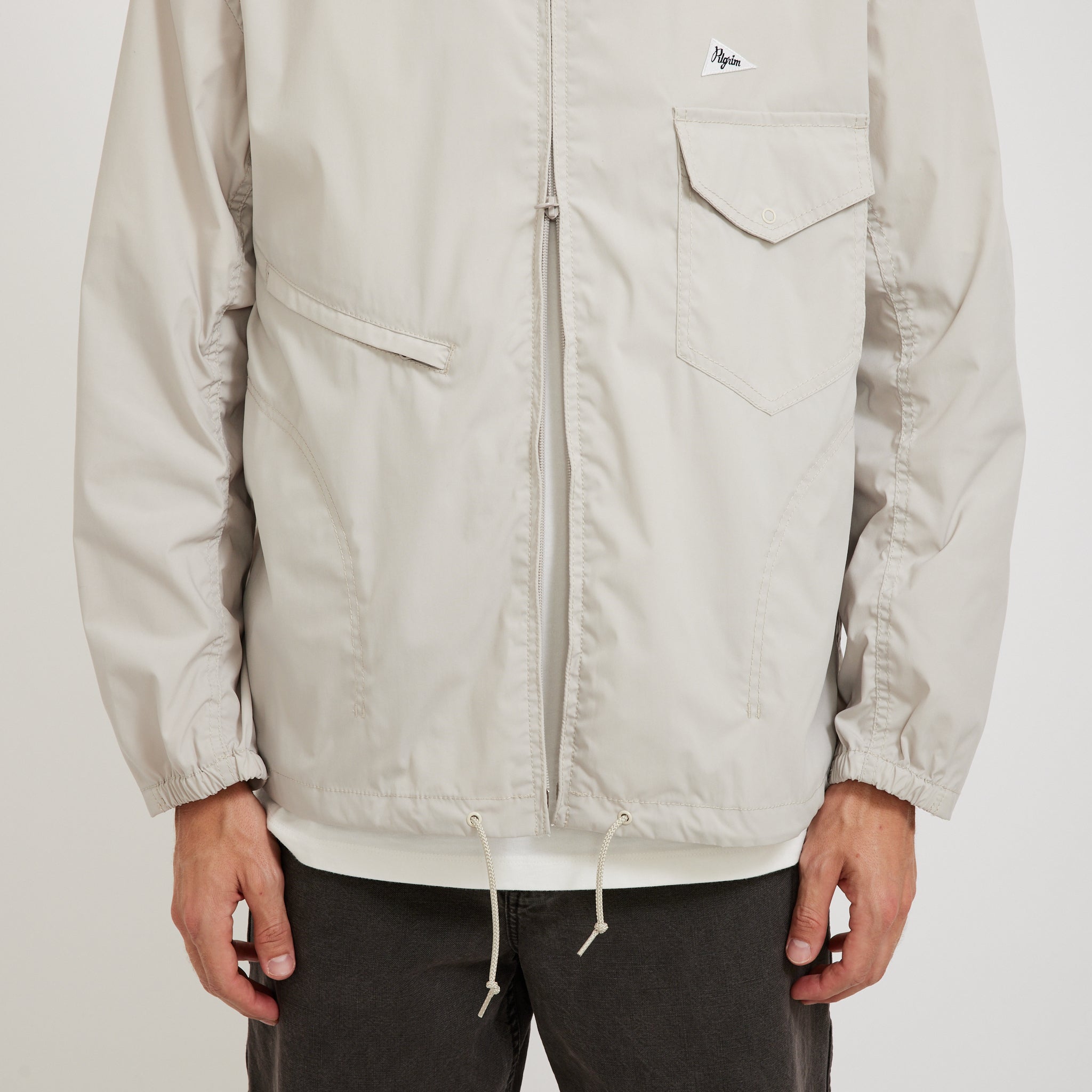 Pilgrim Surf Supply | Russel Zip Parka Cloud | Maplestore