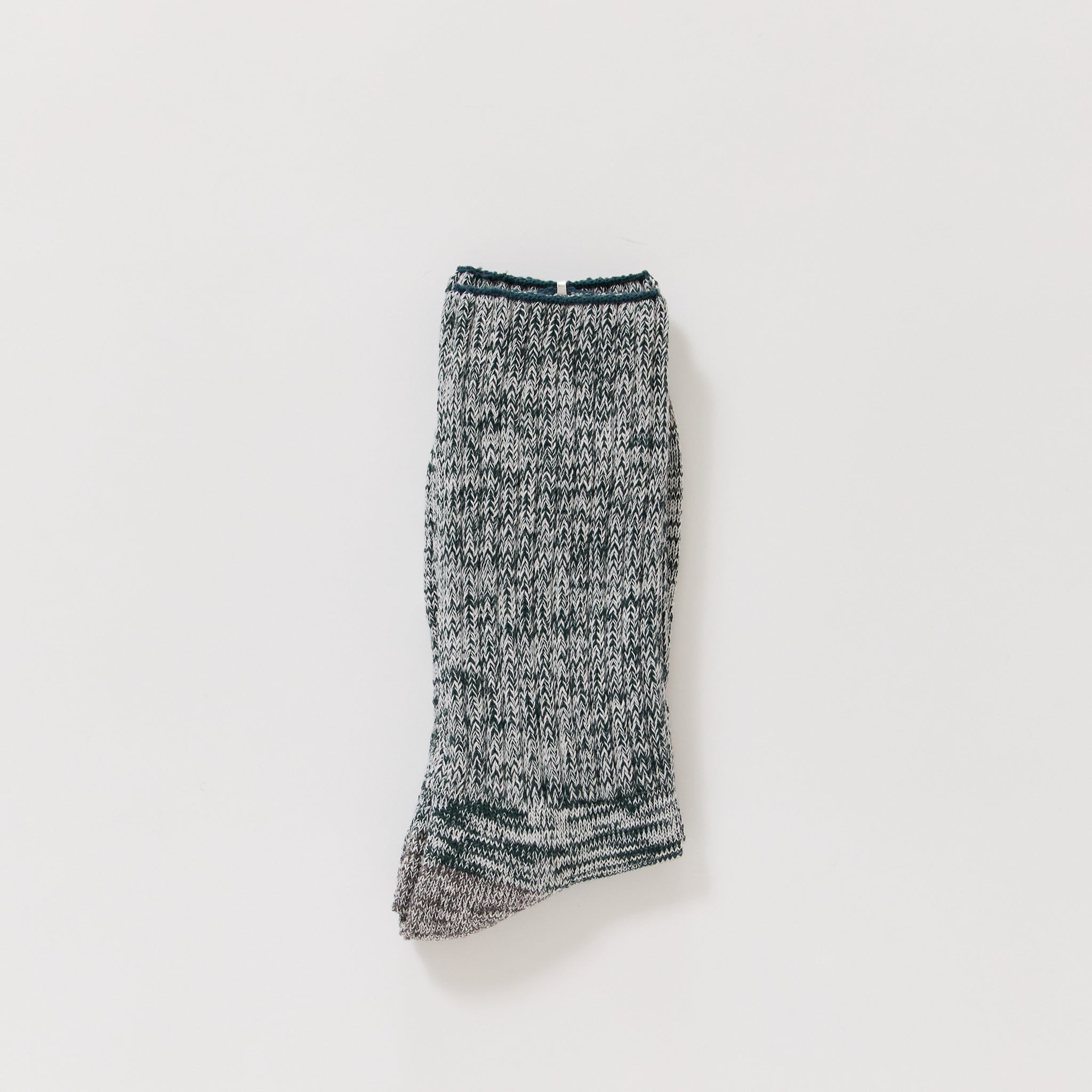 Ribbed Crew Socks Green