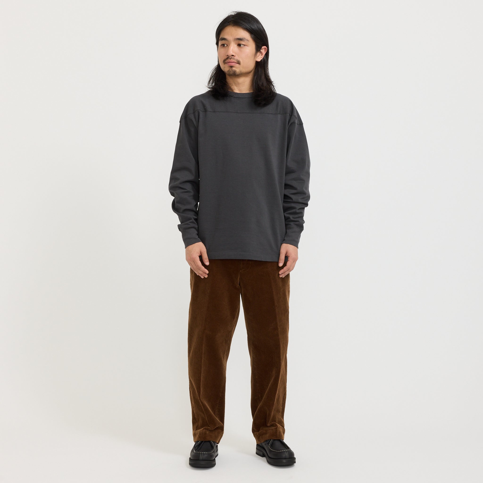 Teddy Athletic LS Tee Dark Brown