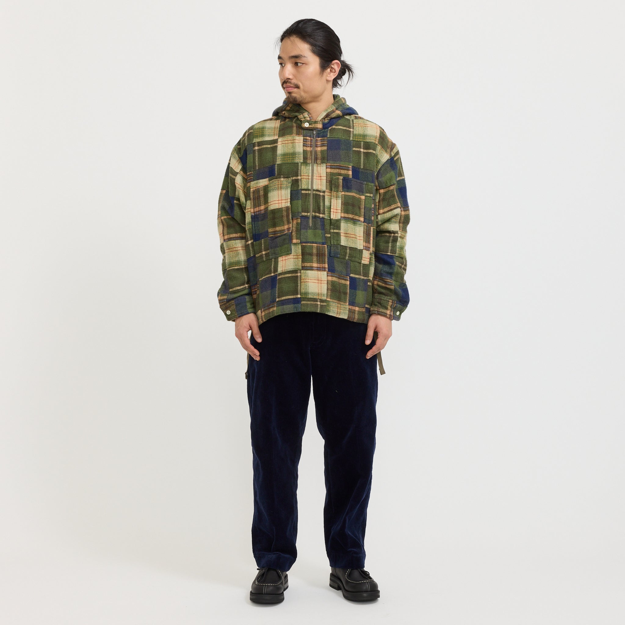 Johannes Half Zip Shirt Olive
