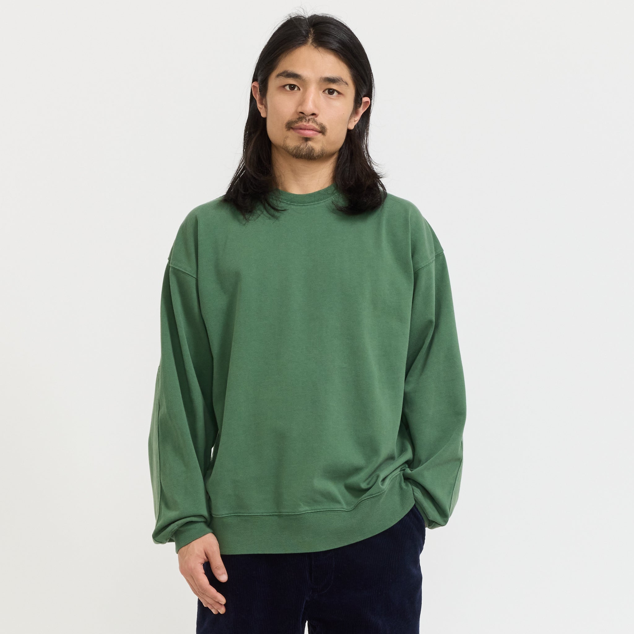 Jaar Reinforced Crew Faded Green