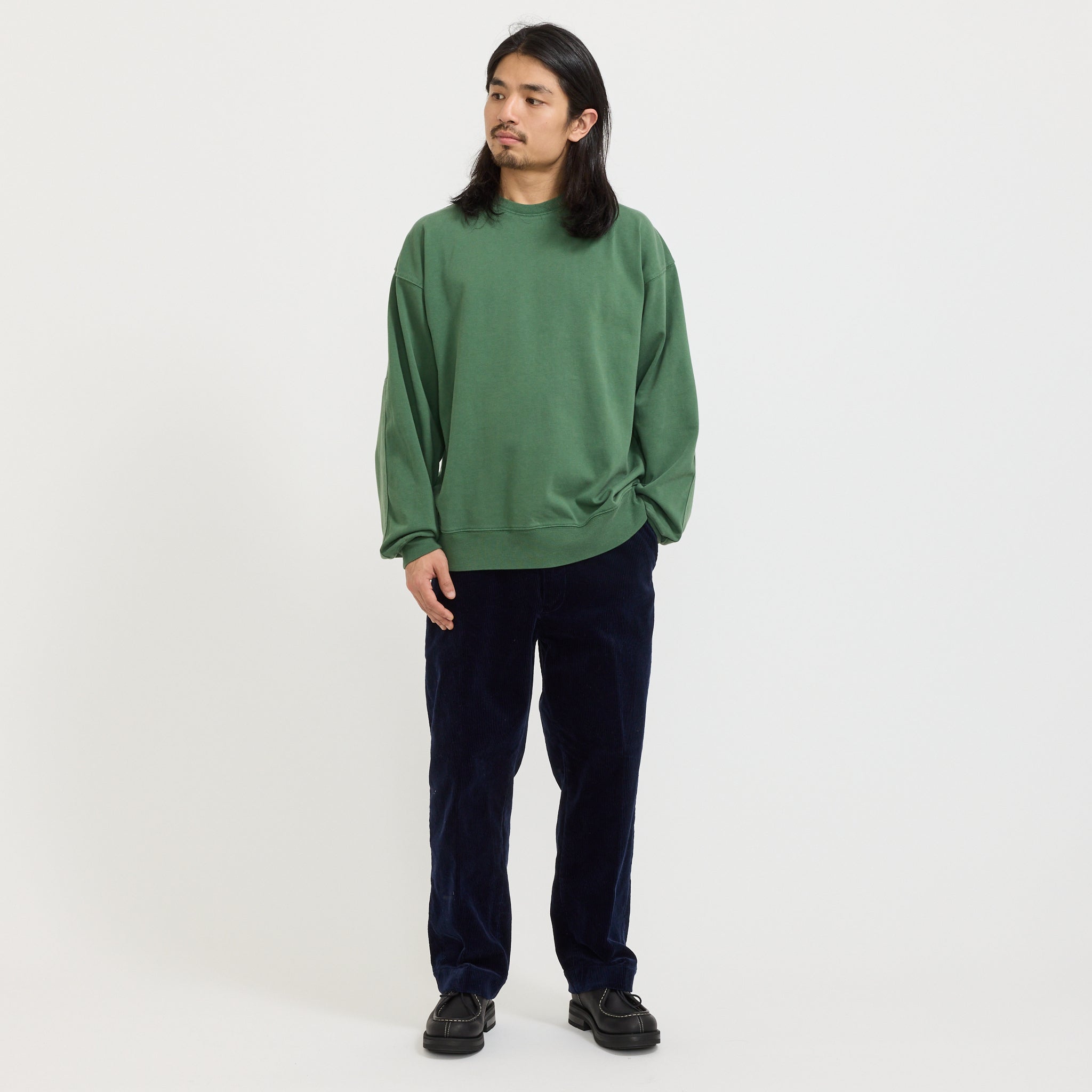 Jaar Reinforced Crew Faded Green