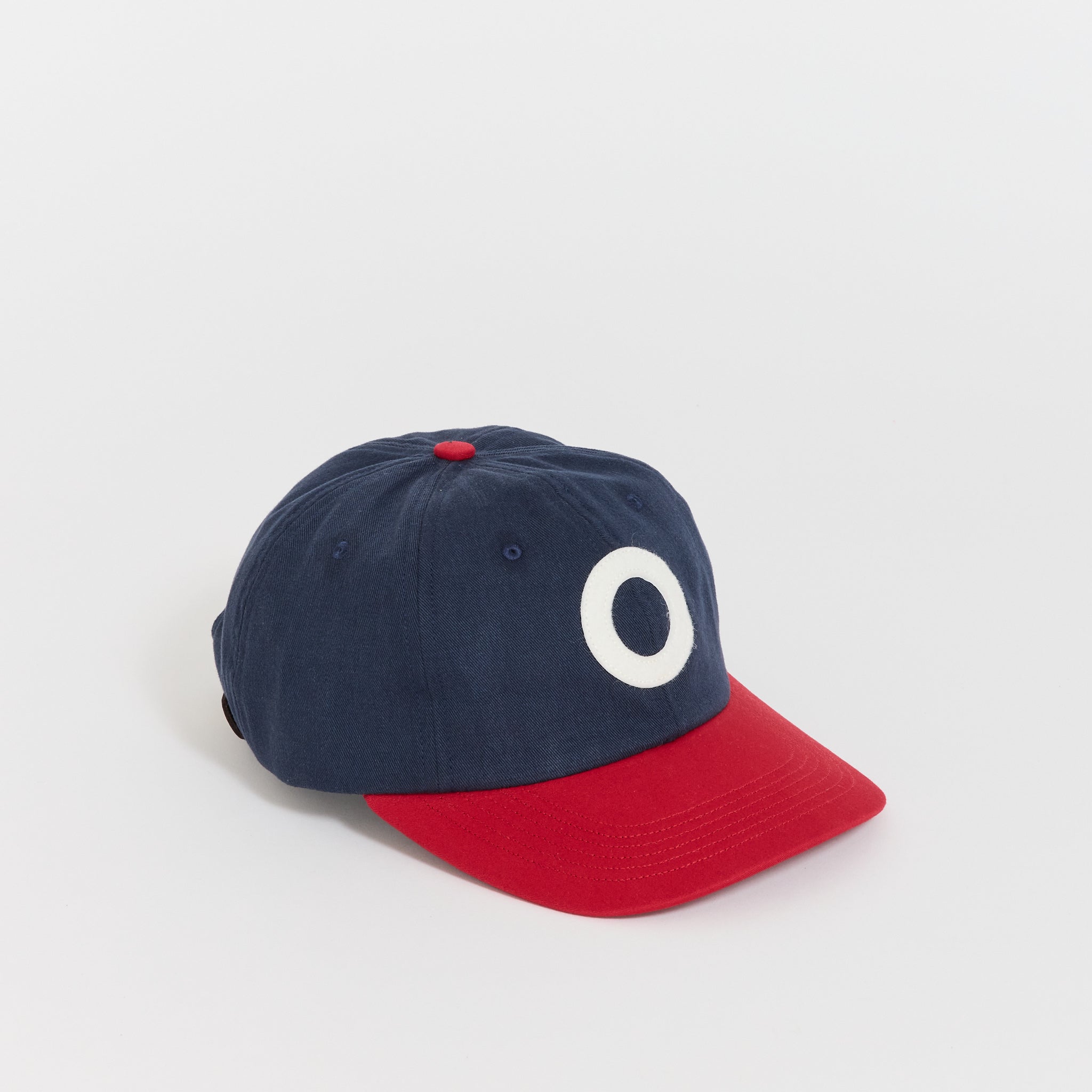 Pop Trading Company | O Sixpanel Hat Navy/Goji Berry | Maplestore